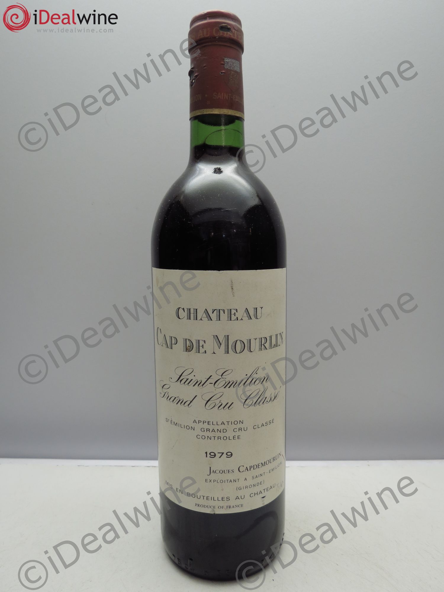 Château Cap de Mourlin Grand Cru Classé (sans prix de réserve / no reserve 1979 - Posten von 1 Flasche - 0