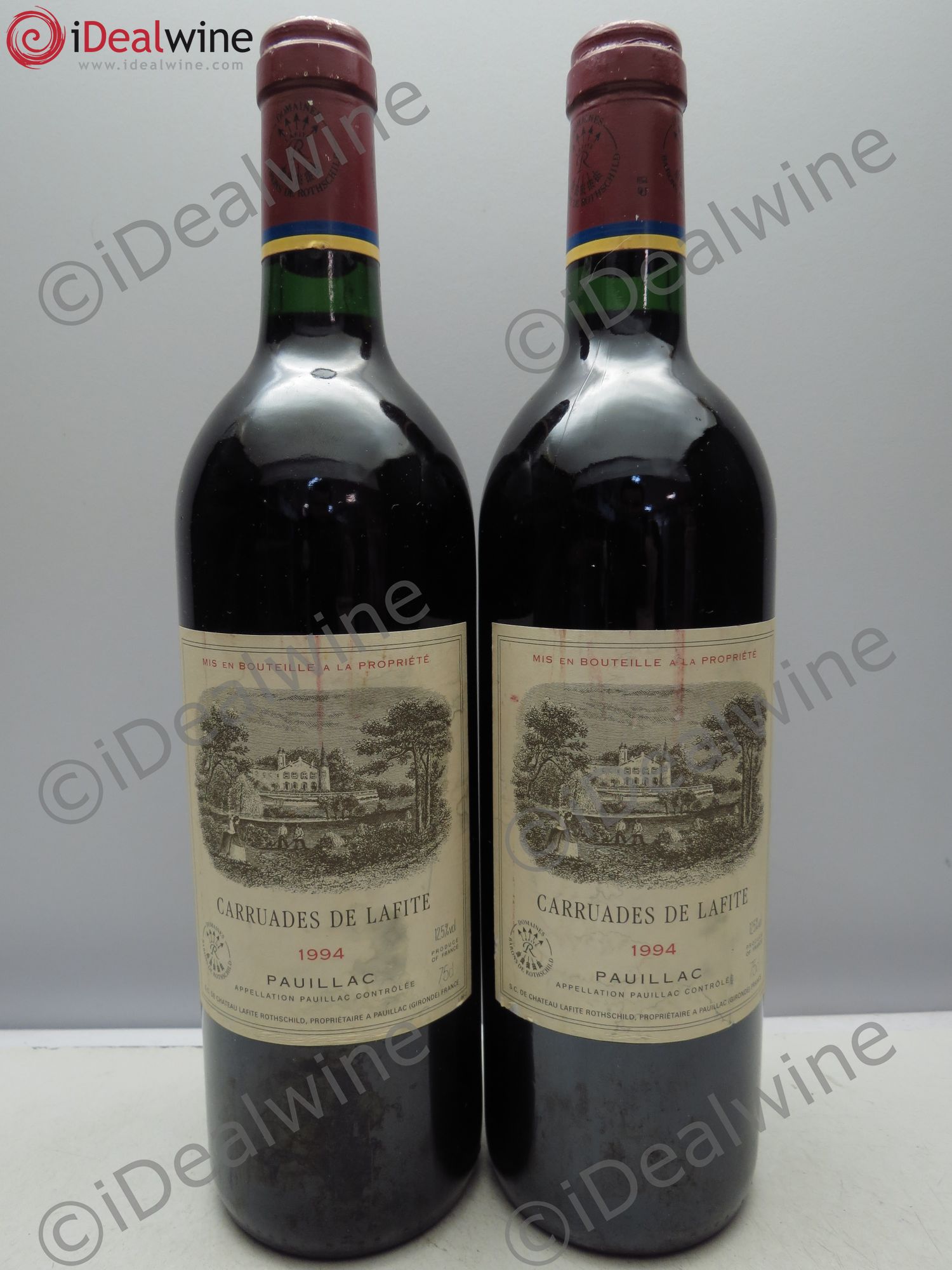 Carruades de Lafite Rothschild Second Vin 1994 - Lot de 2 bouteilles - 0