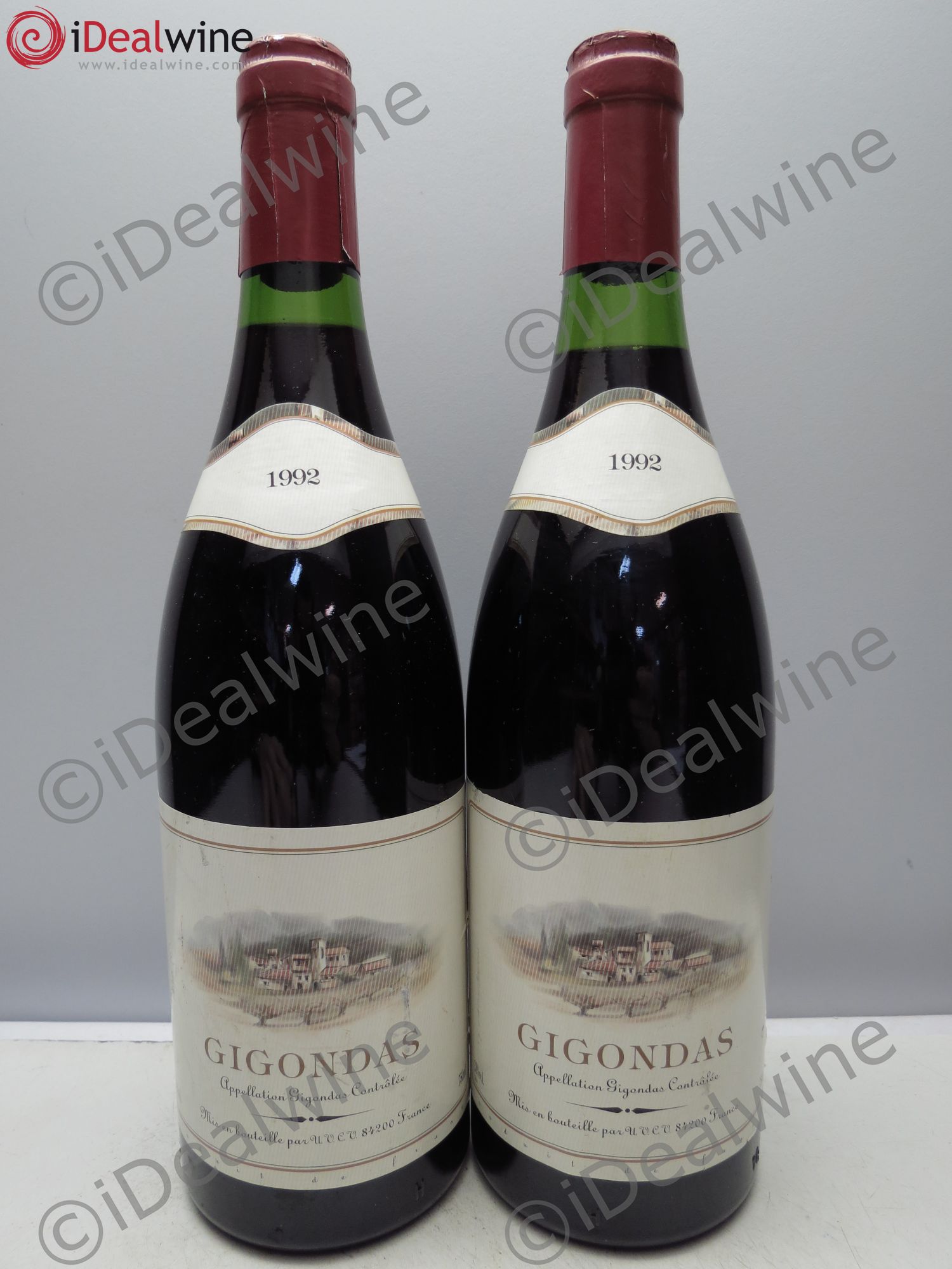 Gigondas (sans prix de réserve / no reserve) 1992 - Posten von 2 Flaschen - 0