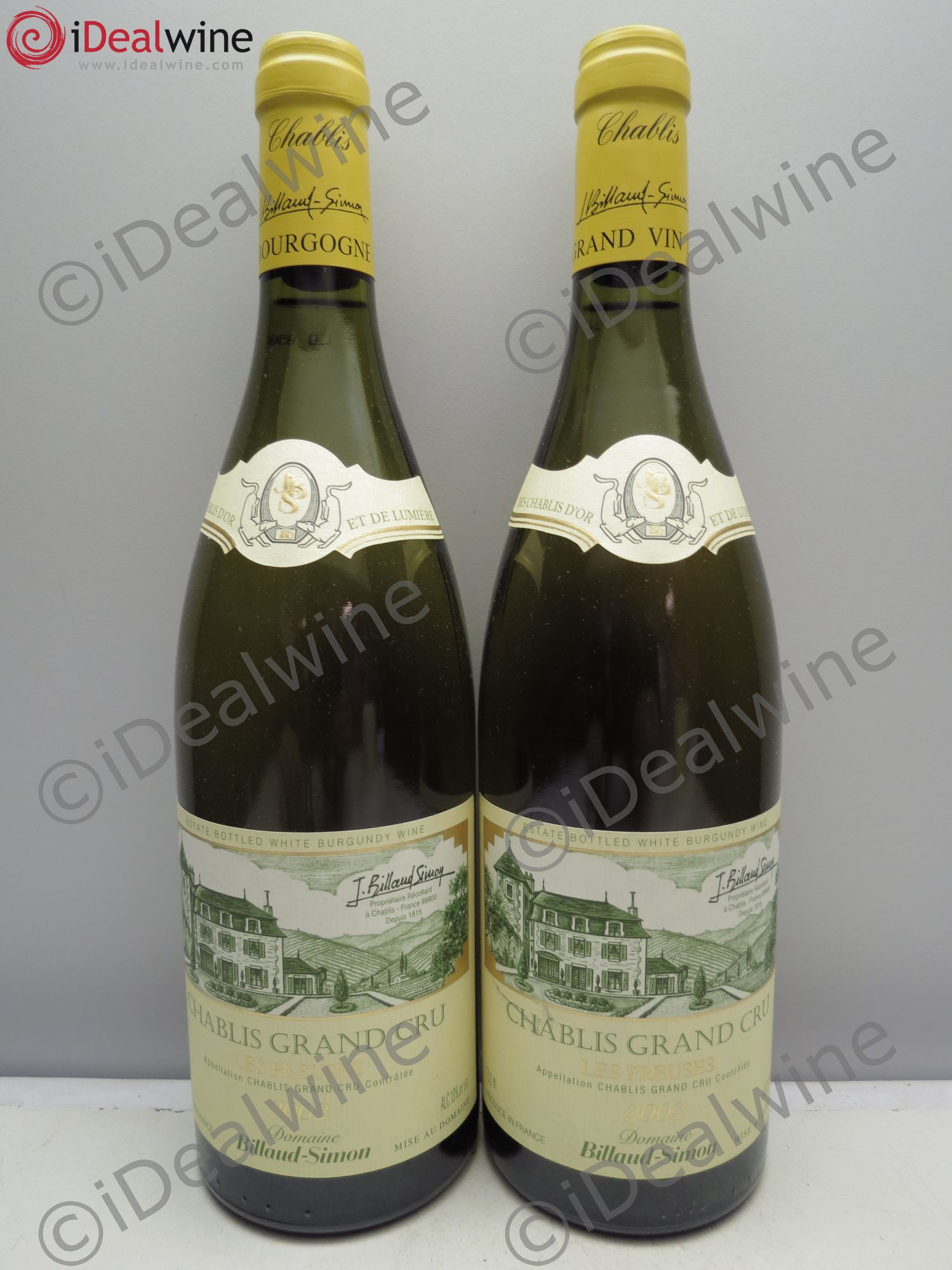 Chablis Grand Cru 2002 - Lot de 2 bouteilles - 0