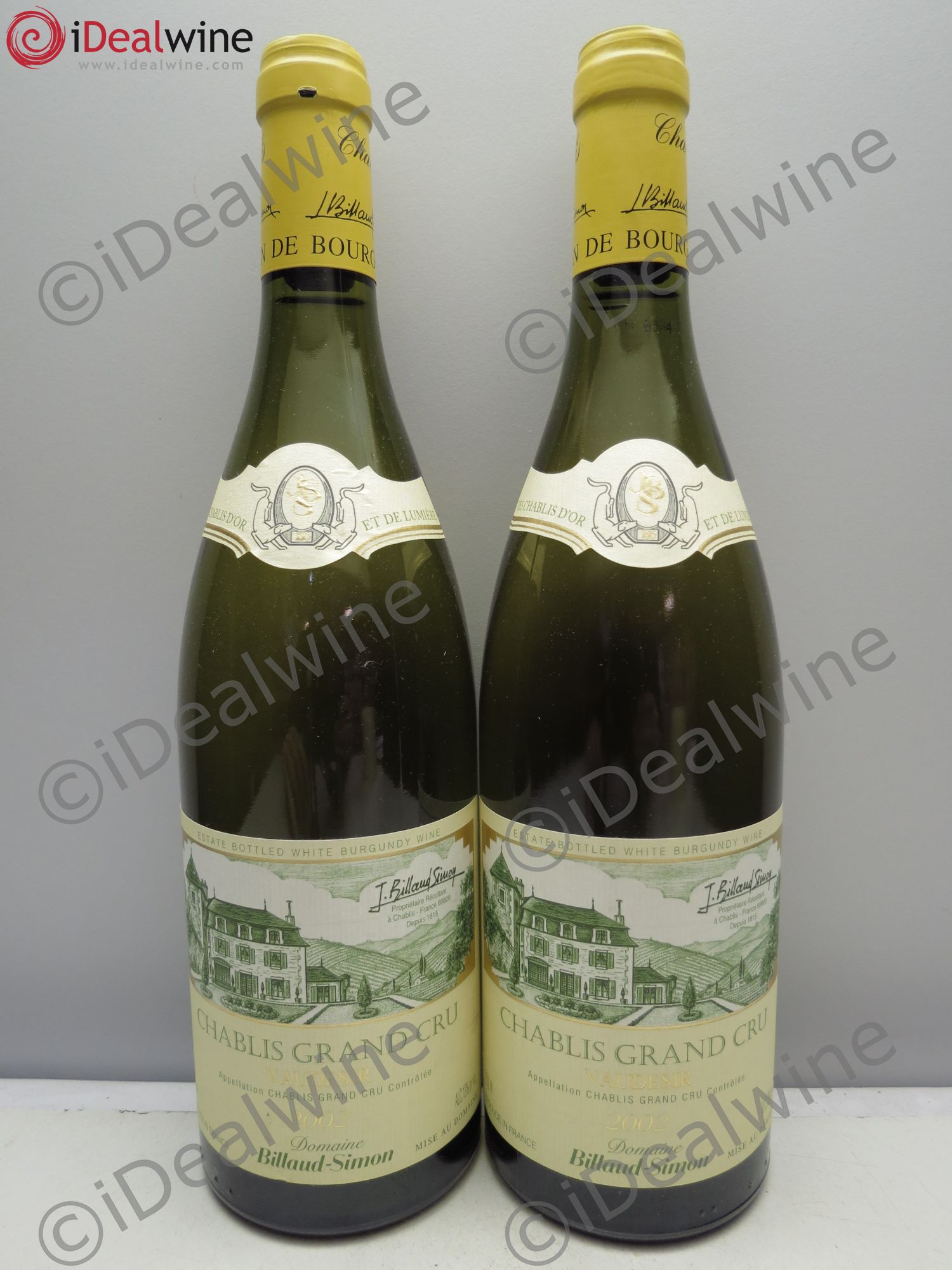 Chablis Grand Cru 2002 - Posten von 2 Flaschen - 0