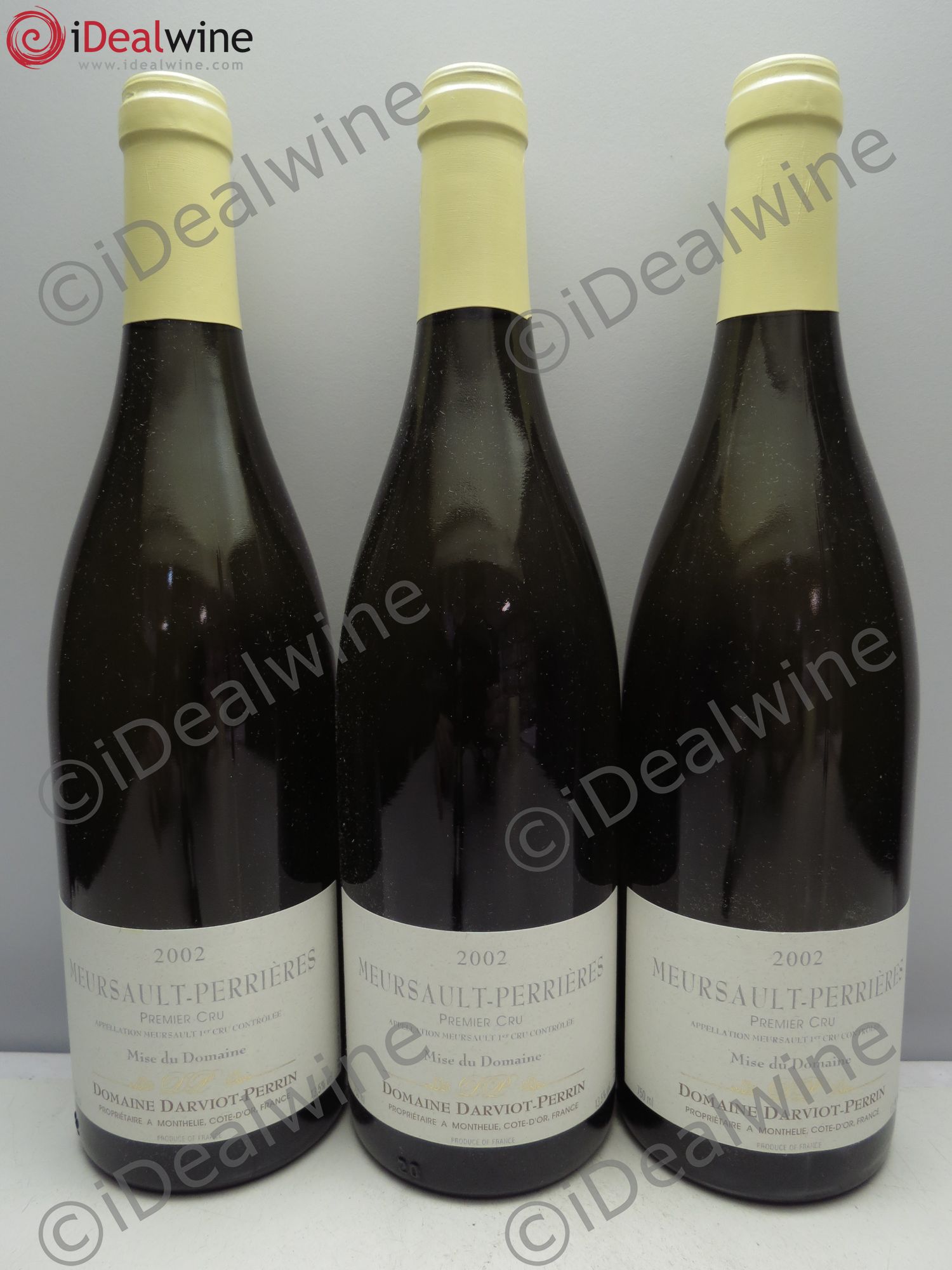 Meursault 1er Cru Darviot Perrin 2002 - Posten von 3 Flaschen - 0