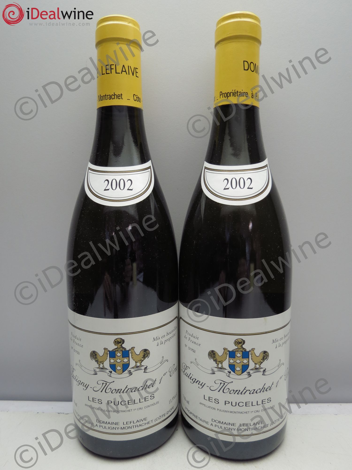 Puligny-Montrachet 1er Cru Les Pucelles Leflaive (Domaine) 2002 - Lot de 2 bouteilles - 0