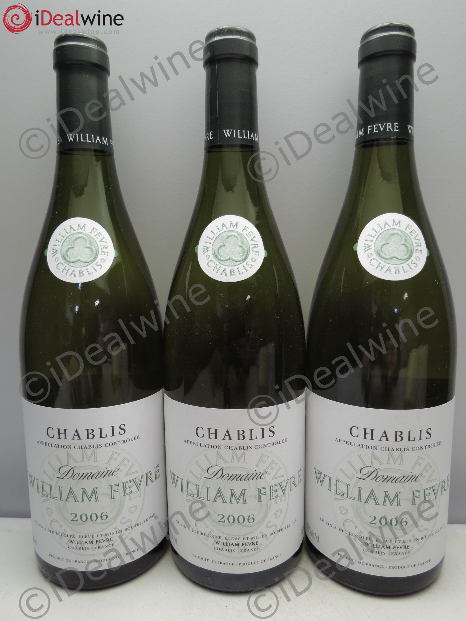 Chablis William Fèvre 2006 - Lot de 3 bouteilles - 0