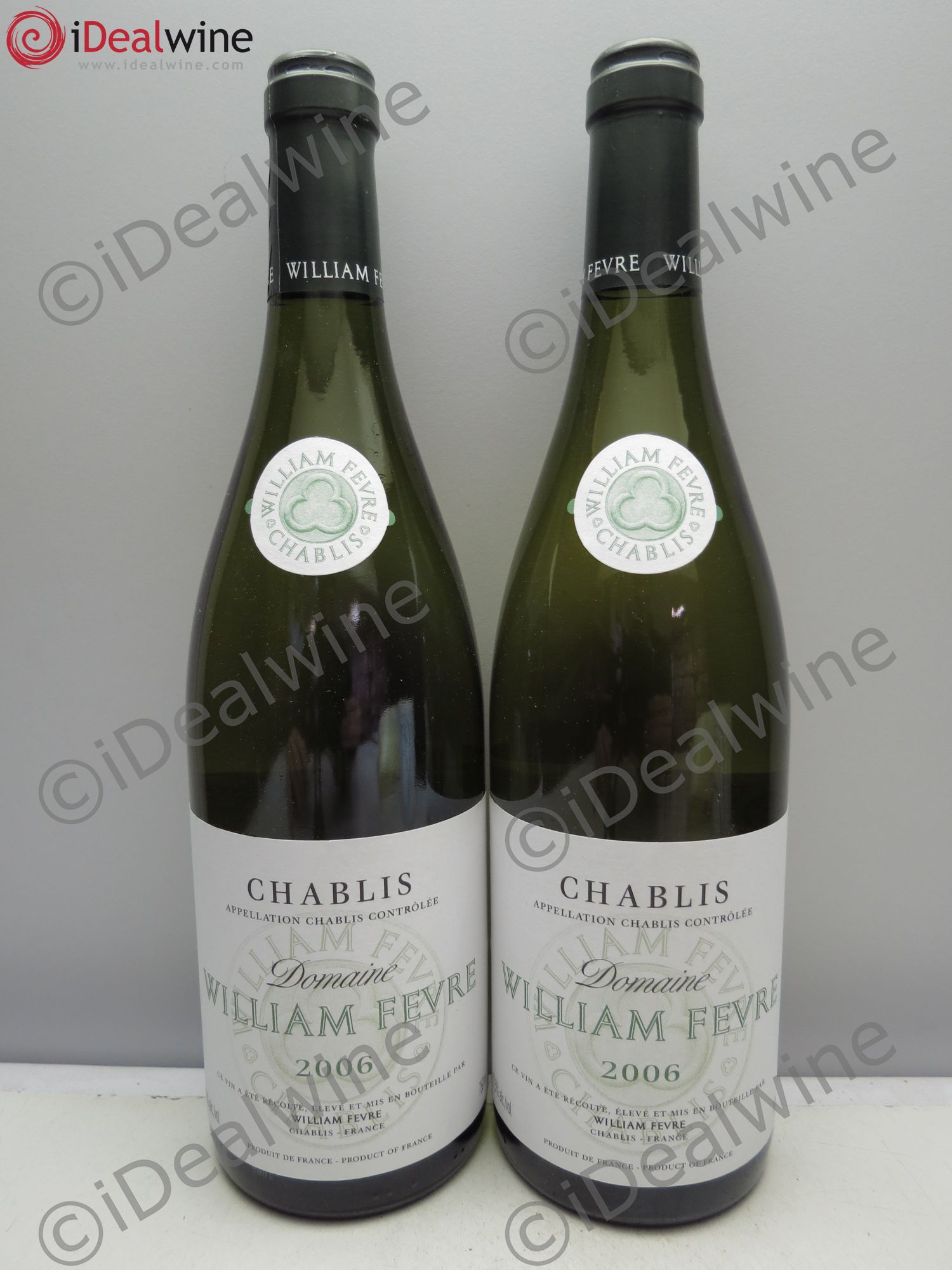 Chablis William Fèvre 2006 - Lot de 2 bouteilles - 0