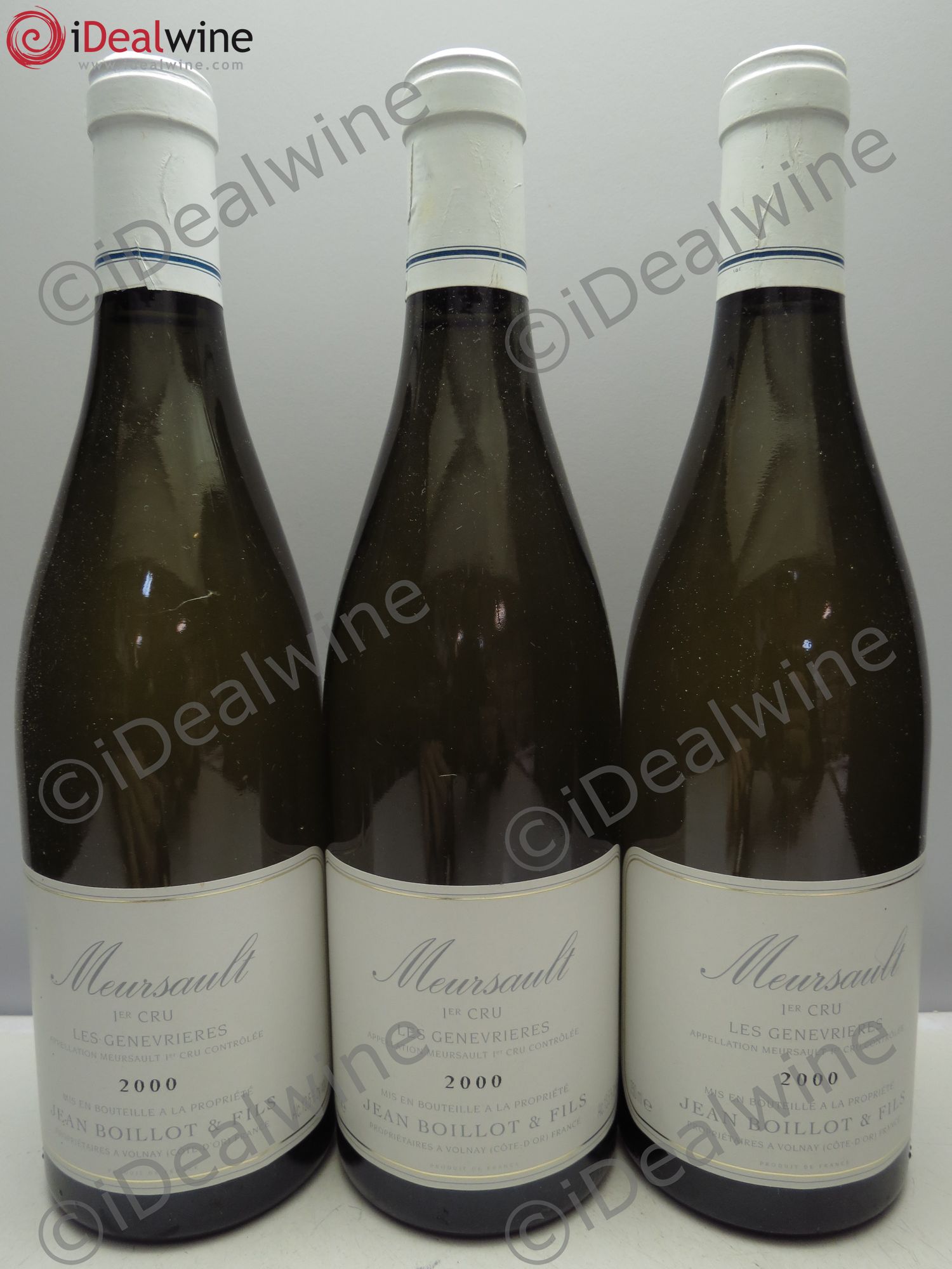 Meursault 1er Cru J.Boillot 2000 - Posten von 3 Flaschen - 0