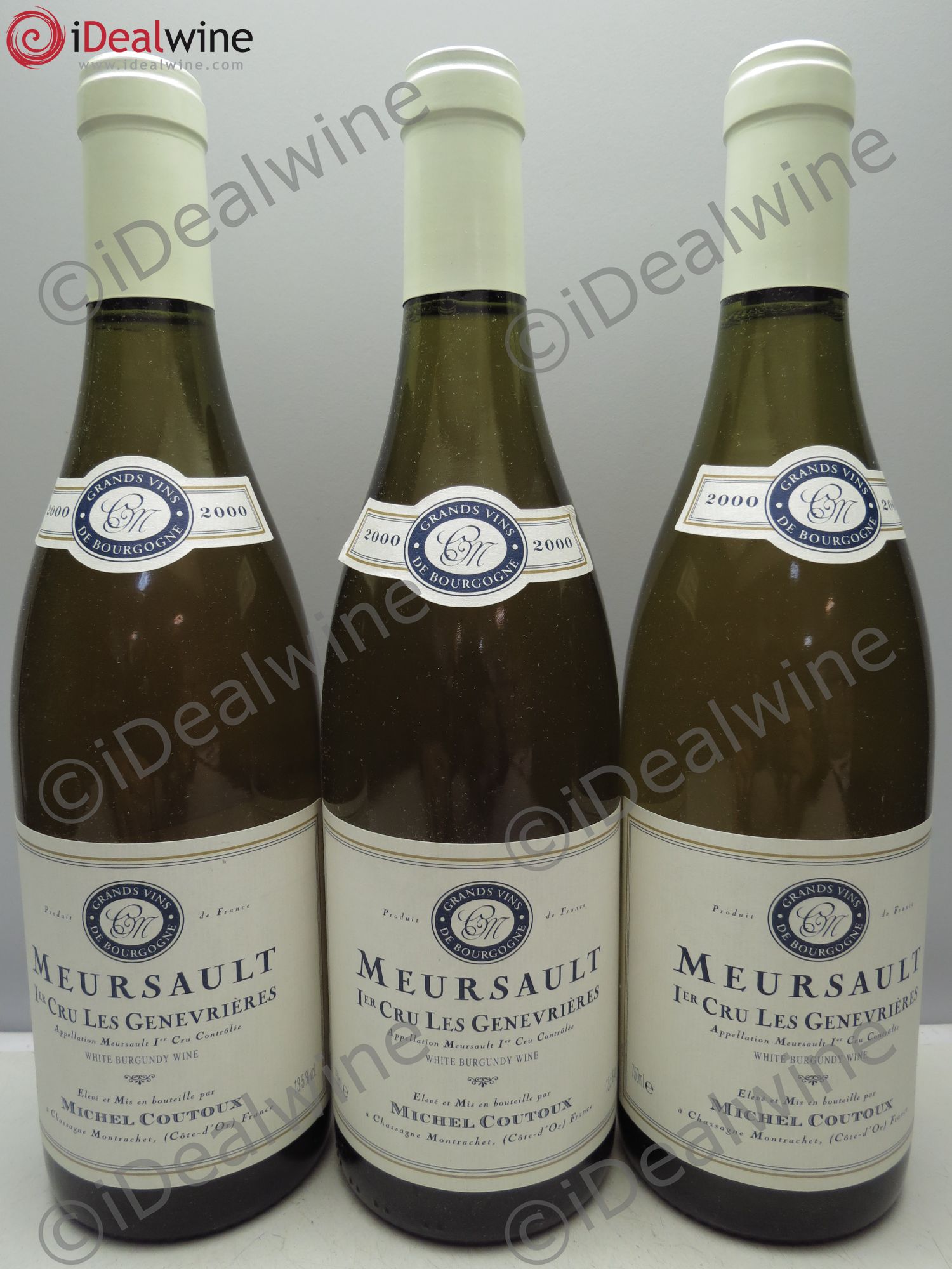Meursault 1er Cru M.Coutoux 2000 - Posten von 3 Flaschen - 0