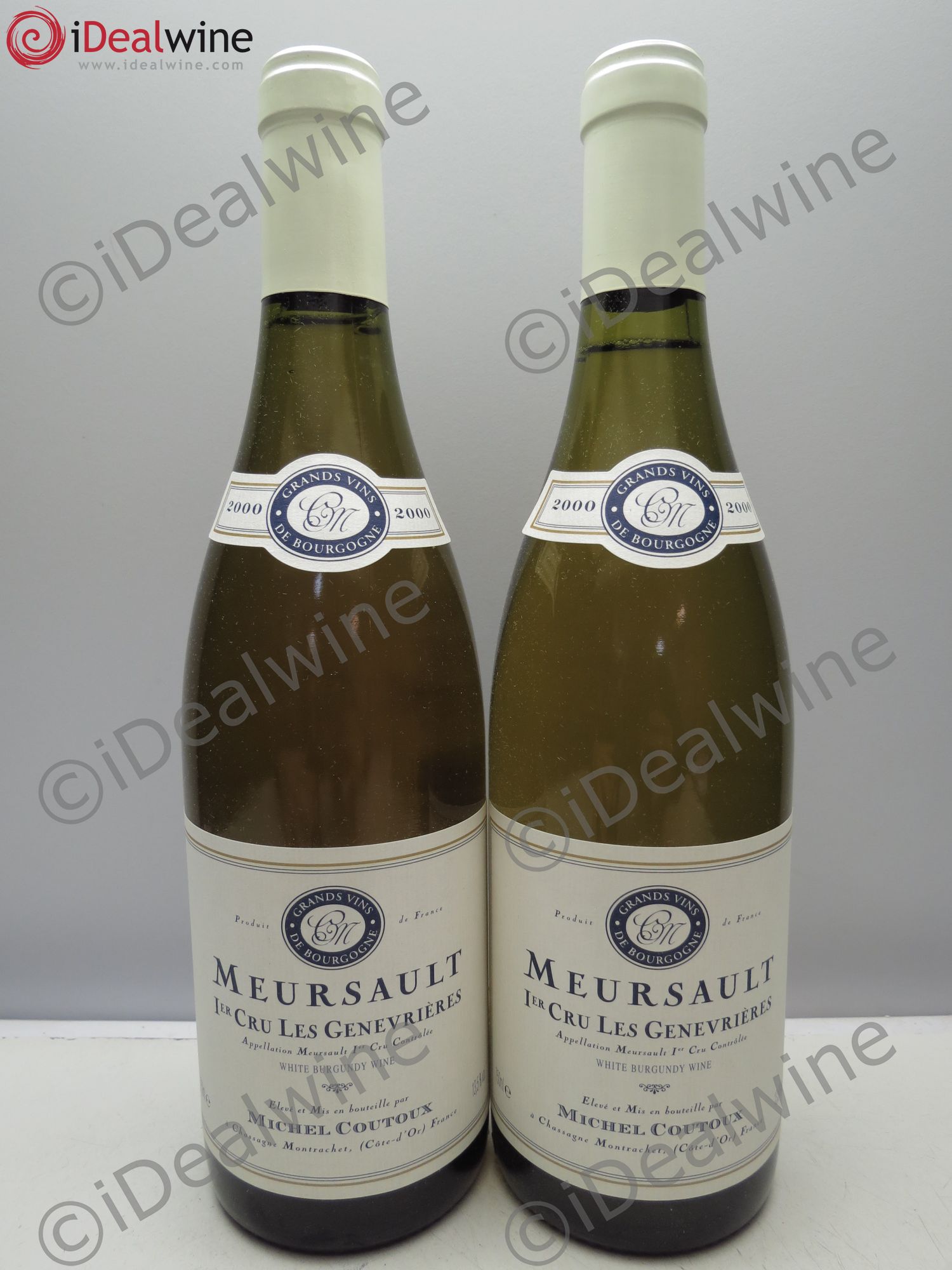 Meursault 1er Cru M.Coutoux 2000 - Posten von 2 Flaschen - 0