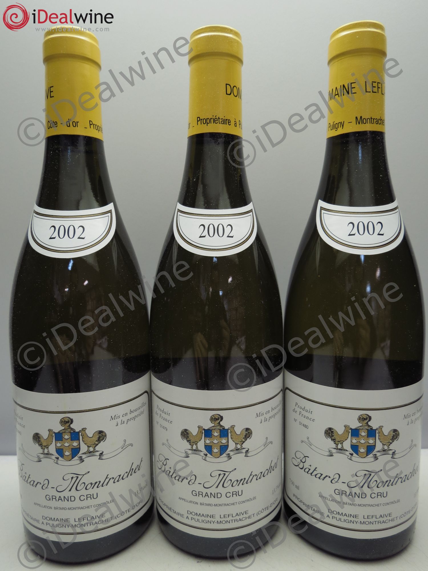 Bâtard-Montrachet Grand Cru Leflaive (Domaine) 2002 - Lotto di 3 bottiglie - 0