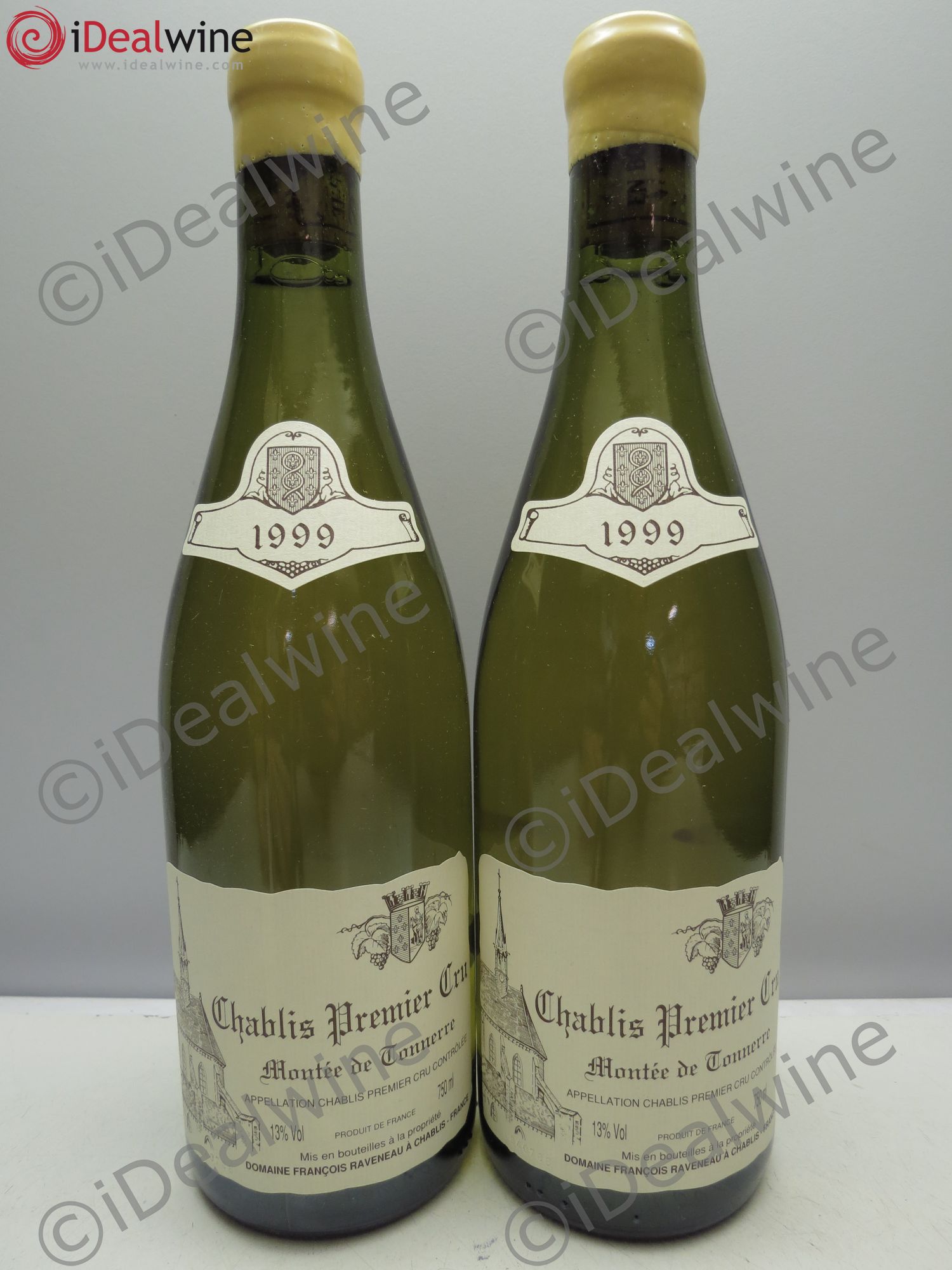 Chablis 1er Cru Montée de Tonnerre Raveneau (Domaine) 1999 - Lot de 2 bouteilles - 0