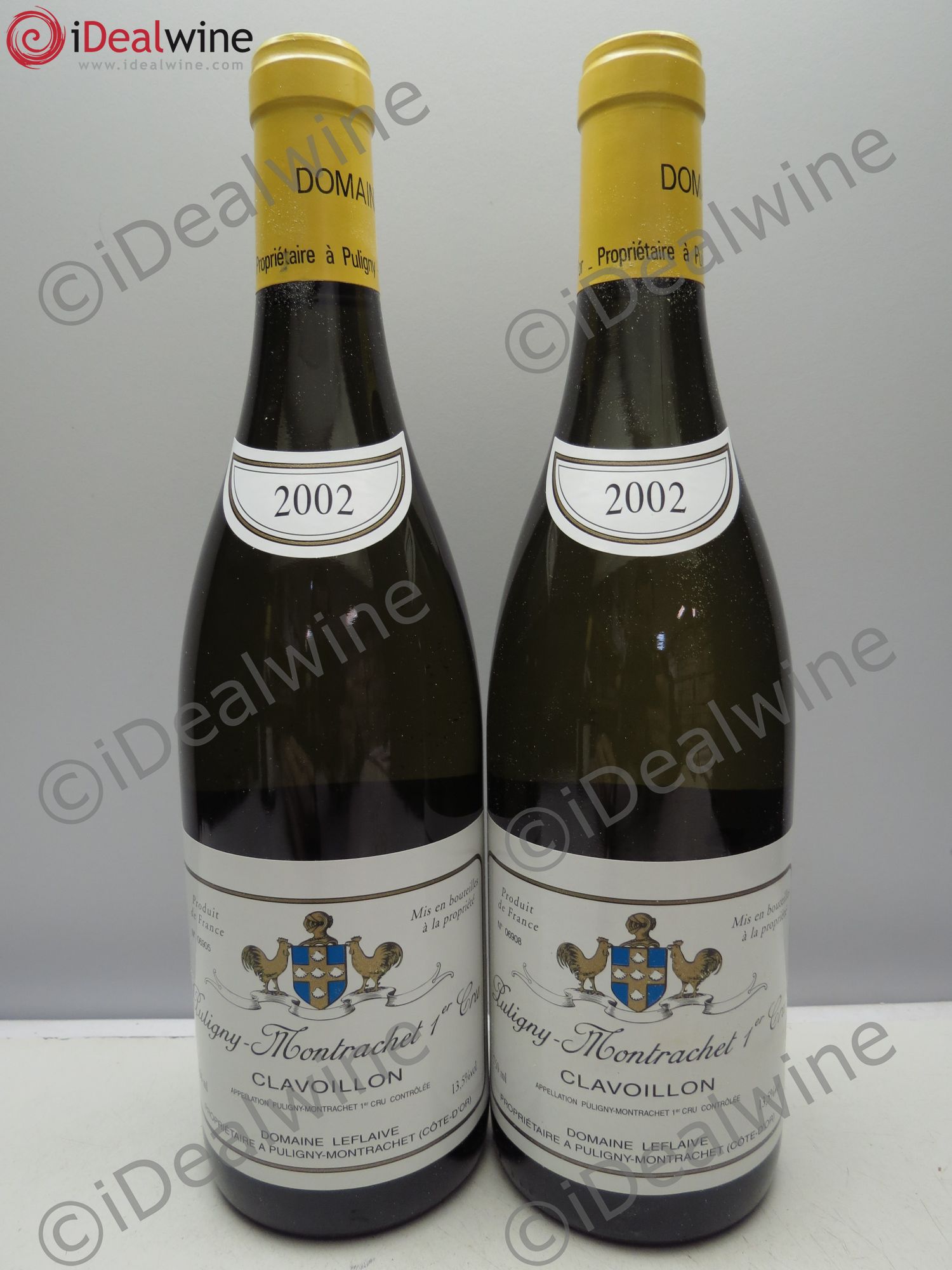 Puligny-Montrachet 1er Cru Clavoillon Leflaive (Domaine) 2002 - Lot de 2 bouteilles - 0