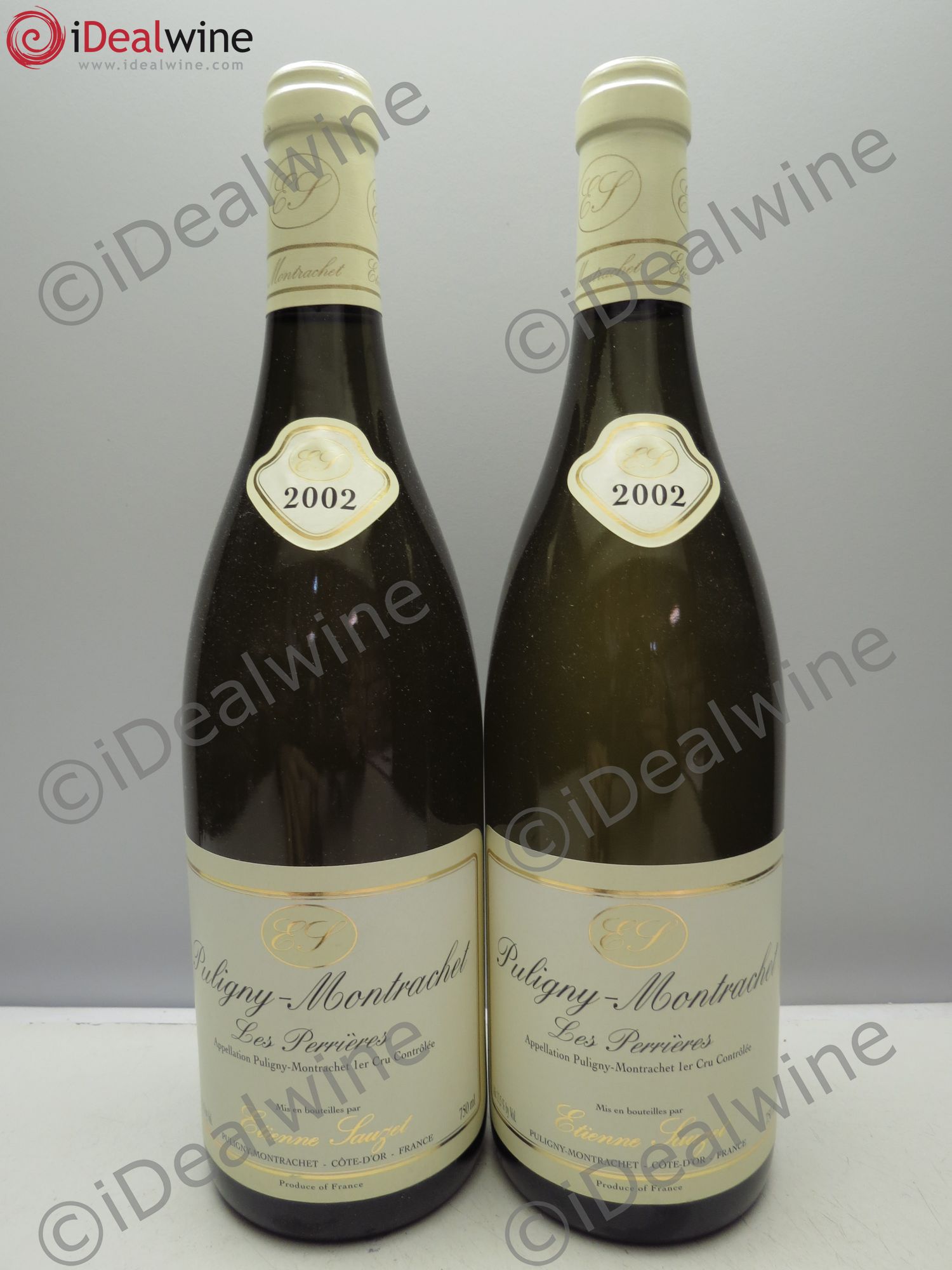 Puligny-Montrachet 1er Cru Les Perrières Etienne Sauzet 2002 - Lot de 2 bouteilles - 0