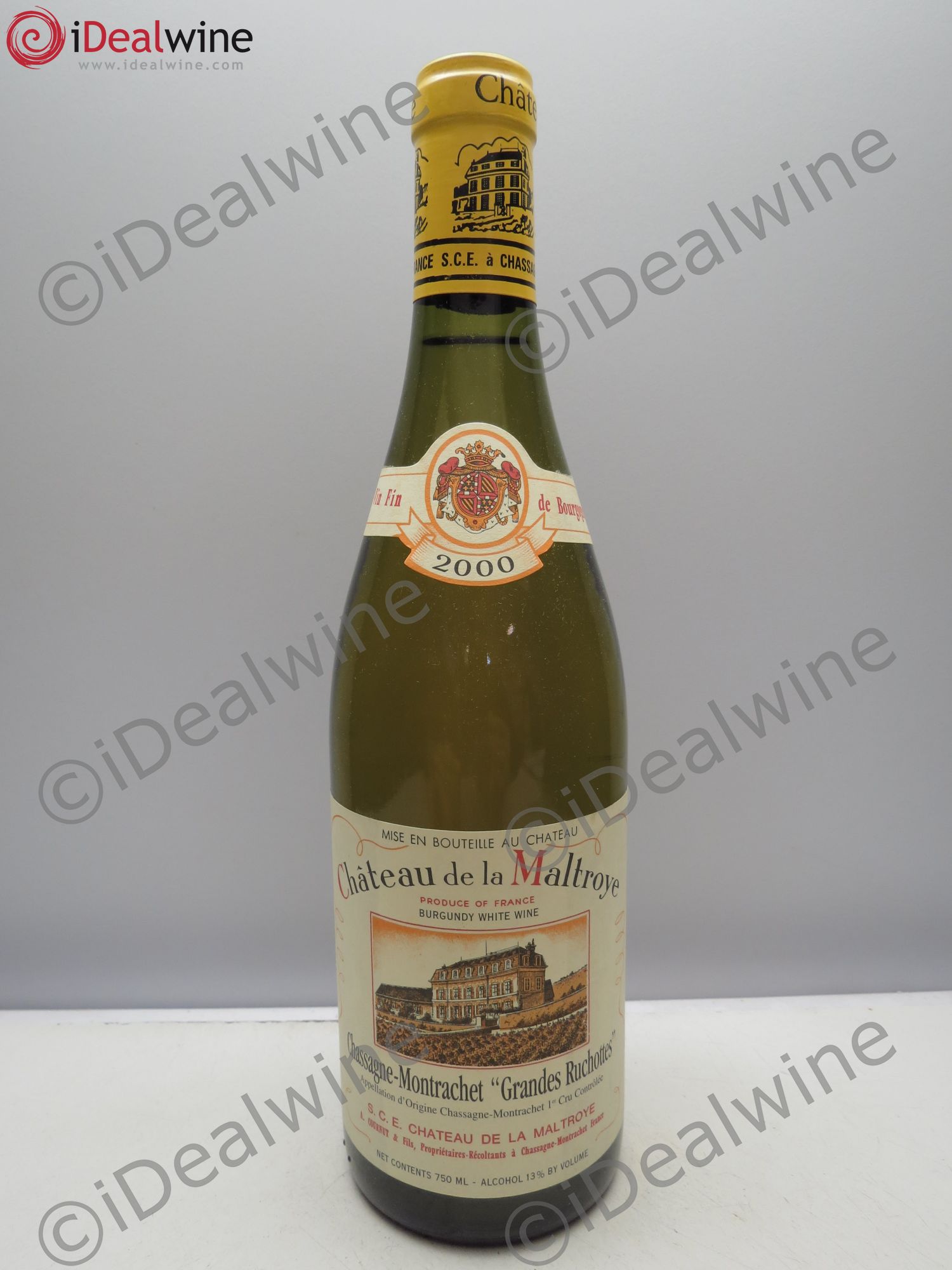 Chassagne-Montrachet 1er Cru 2000 - Lot de 1 bouteille - 0