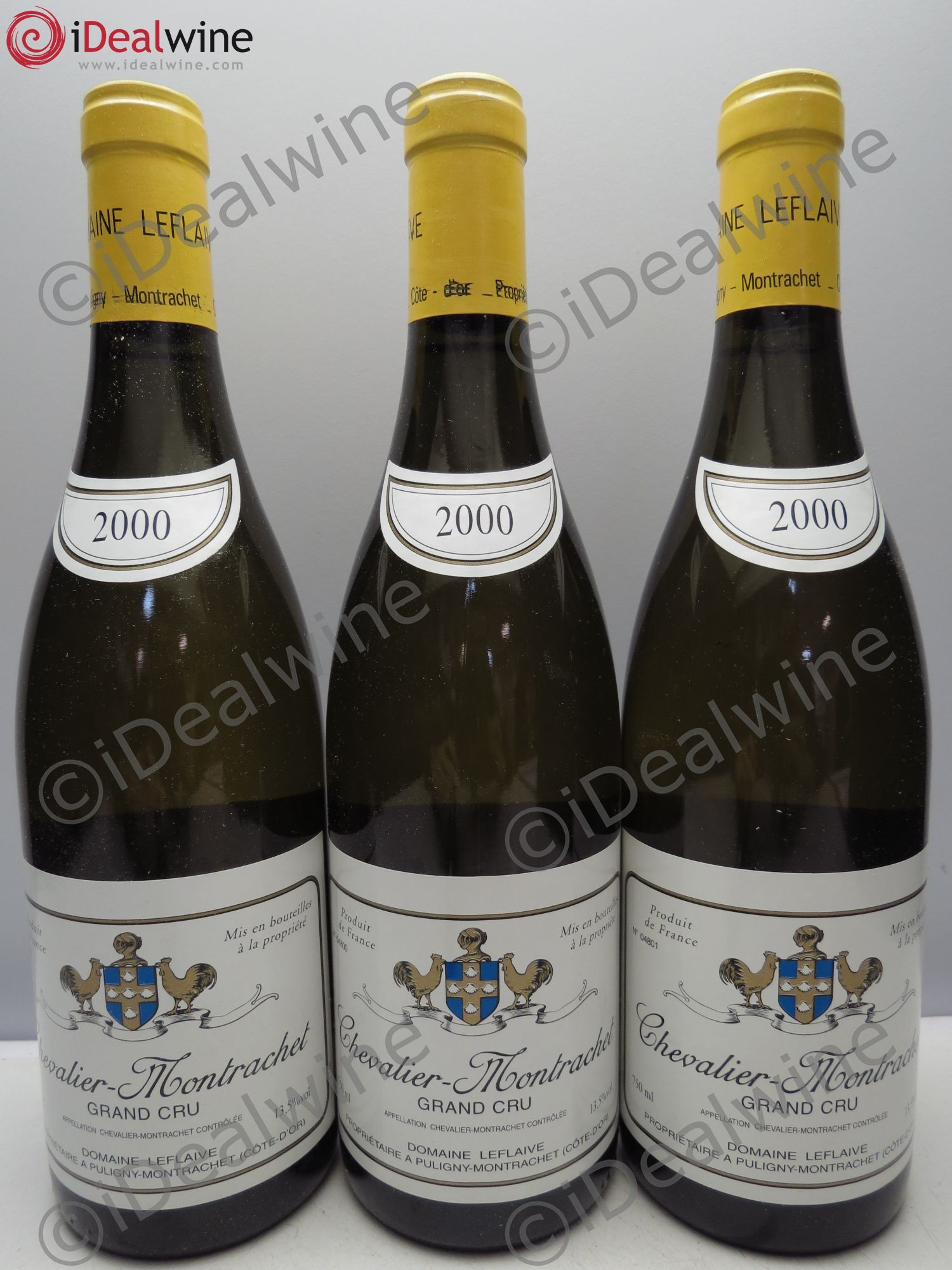 Chevalier-Montrachet Grand Cru Leflaive (Domaine) 2000 - Lot de 3 bouteilles - 0
