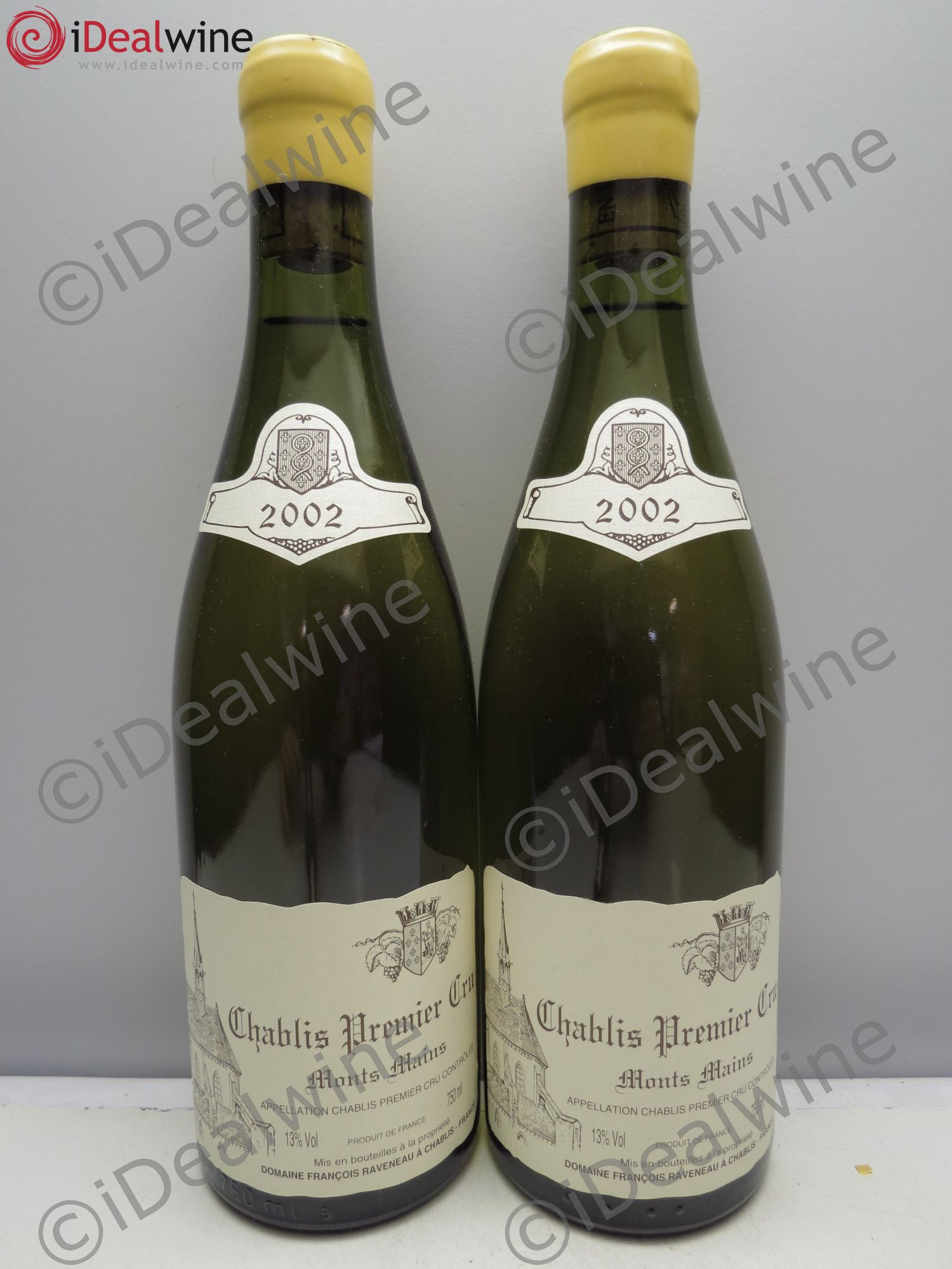 Chablis 1er Cru Butteaux Raveneau (Domaine) 2002 - Lot de 2 bouteilles - 0