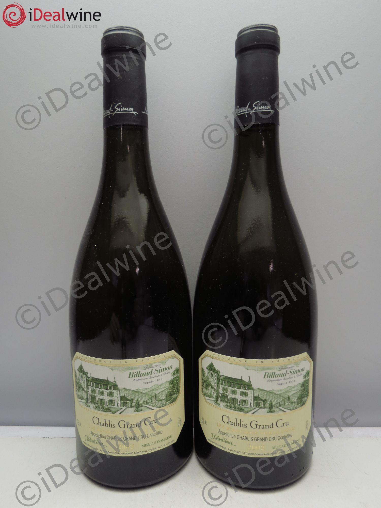Chablis Grand Cru 2002 - Posten von 2 Flaschen - 0
