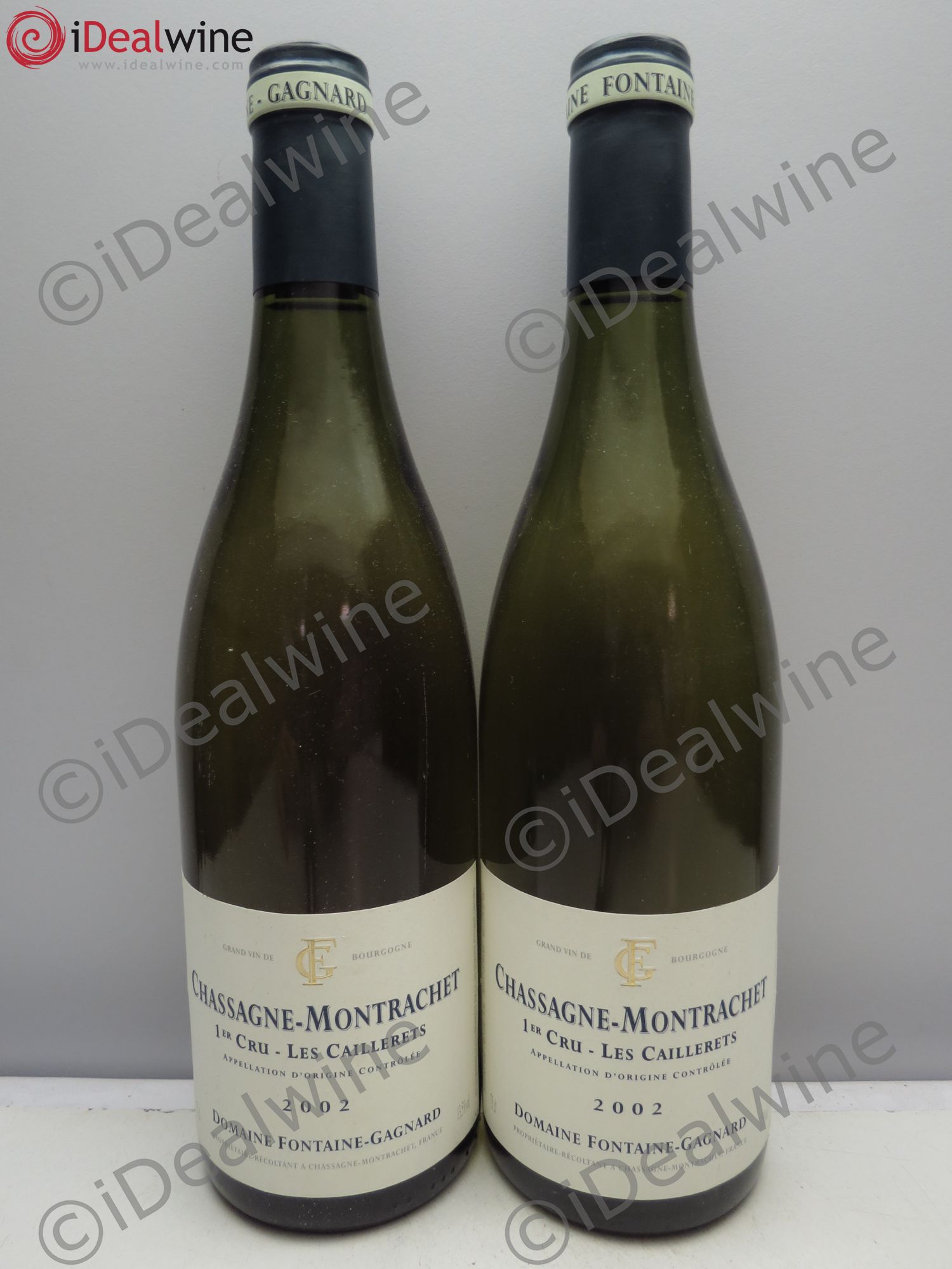 Chassagne-Montrachet 1er Cru 2002 - Lot de 2 bouteilles - 0
