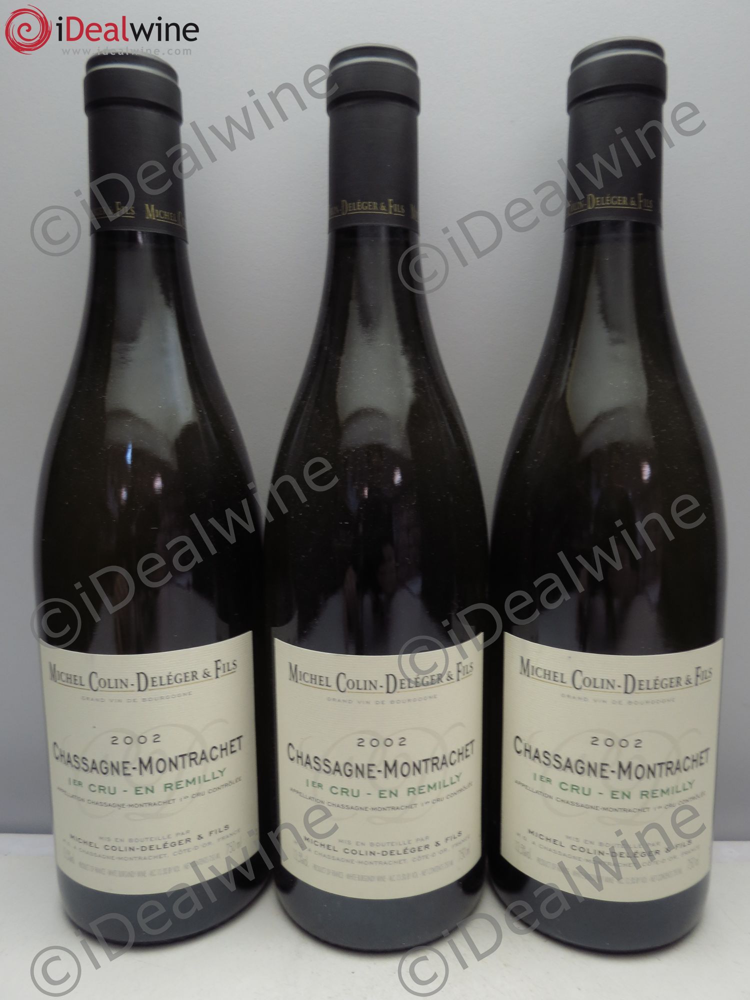Chassagne-Montrachet 1er Cru 2002 - Lot de 3 bouteilles - 0