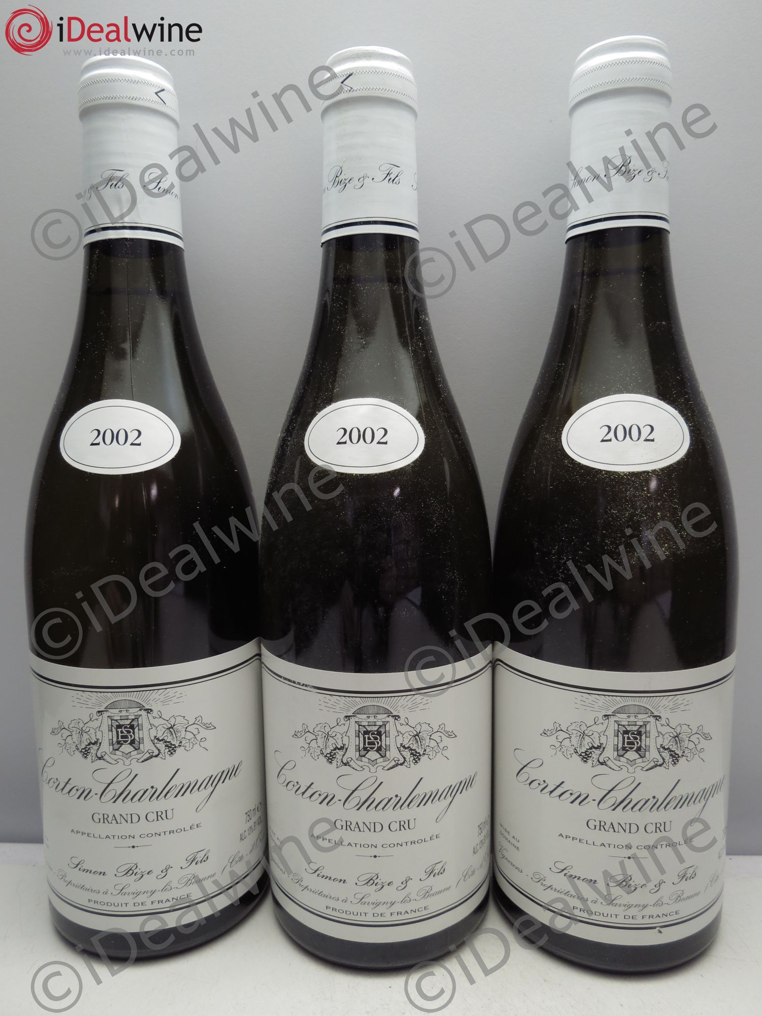 Corton-Charlemagne Grand Cru 2002 - Lot de 3 bouteilles - 0