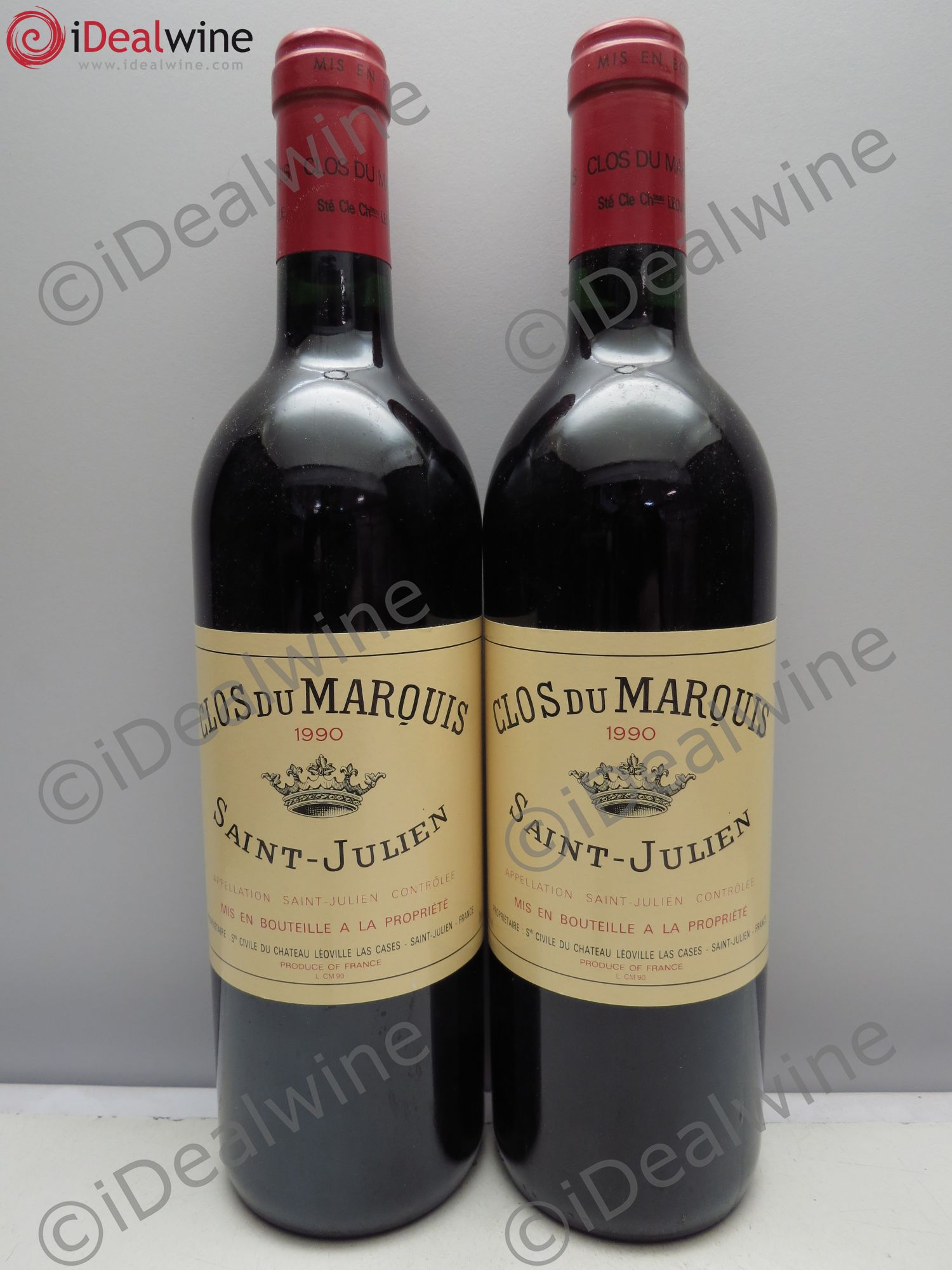Clos du Marquis 1990 - Lot de 2 bouteilles - 0
