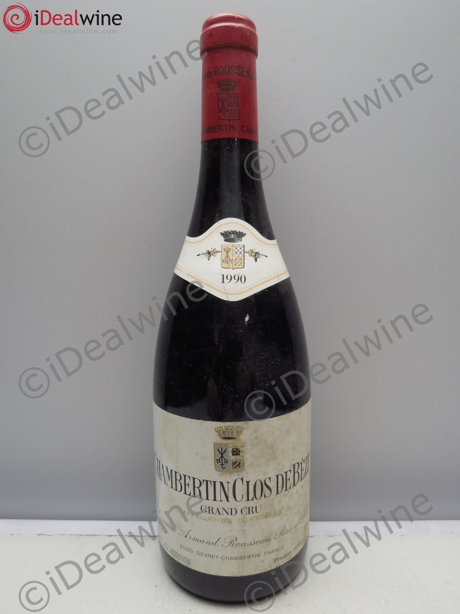 Chambertin Clos de Bèze Grand Cru Armand Rousseau (Domaine) 1990 - Lot de 1 bouteille - 0