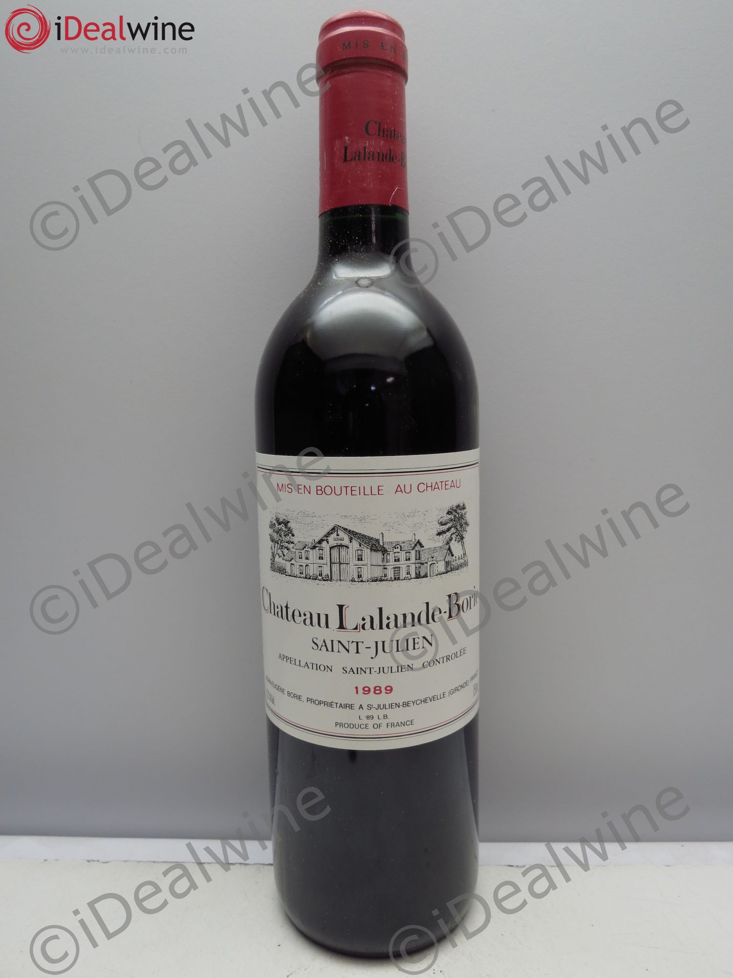 Château Lalande Borie 1989 - Lot de 12 bouteilles - 0