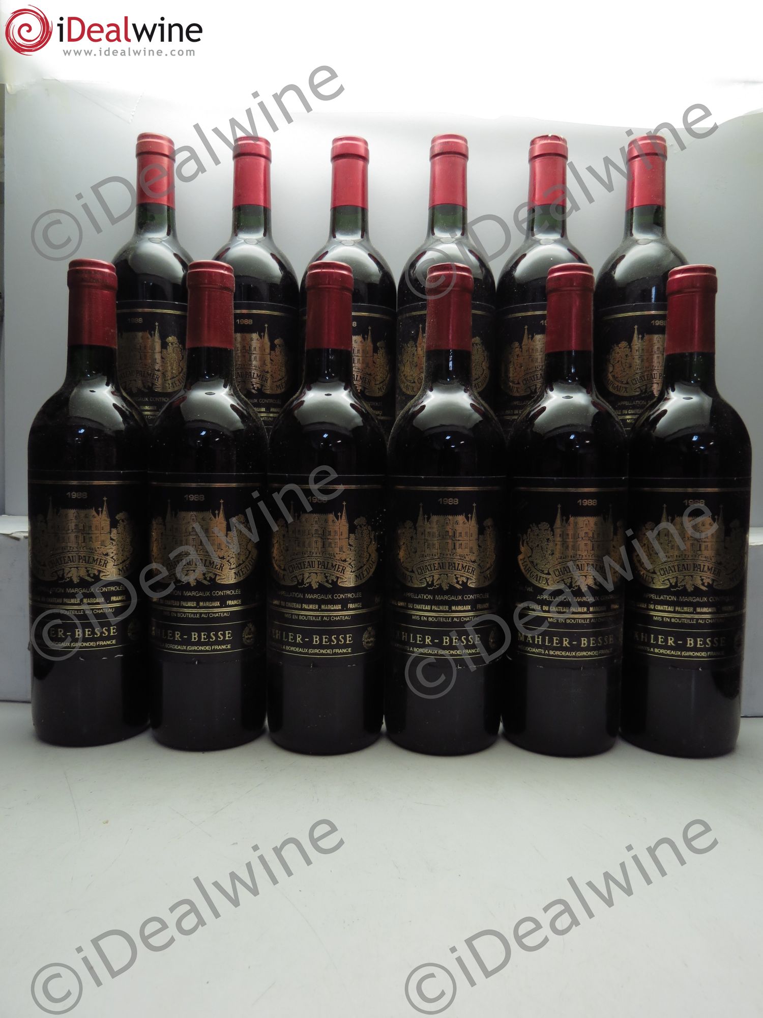 Château Palmer 3ème Grand Cru Classé 1988 - Lot de 12 bouteilles - 0