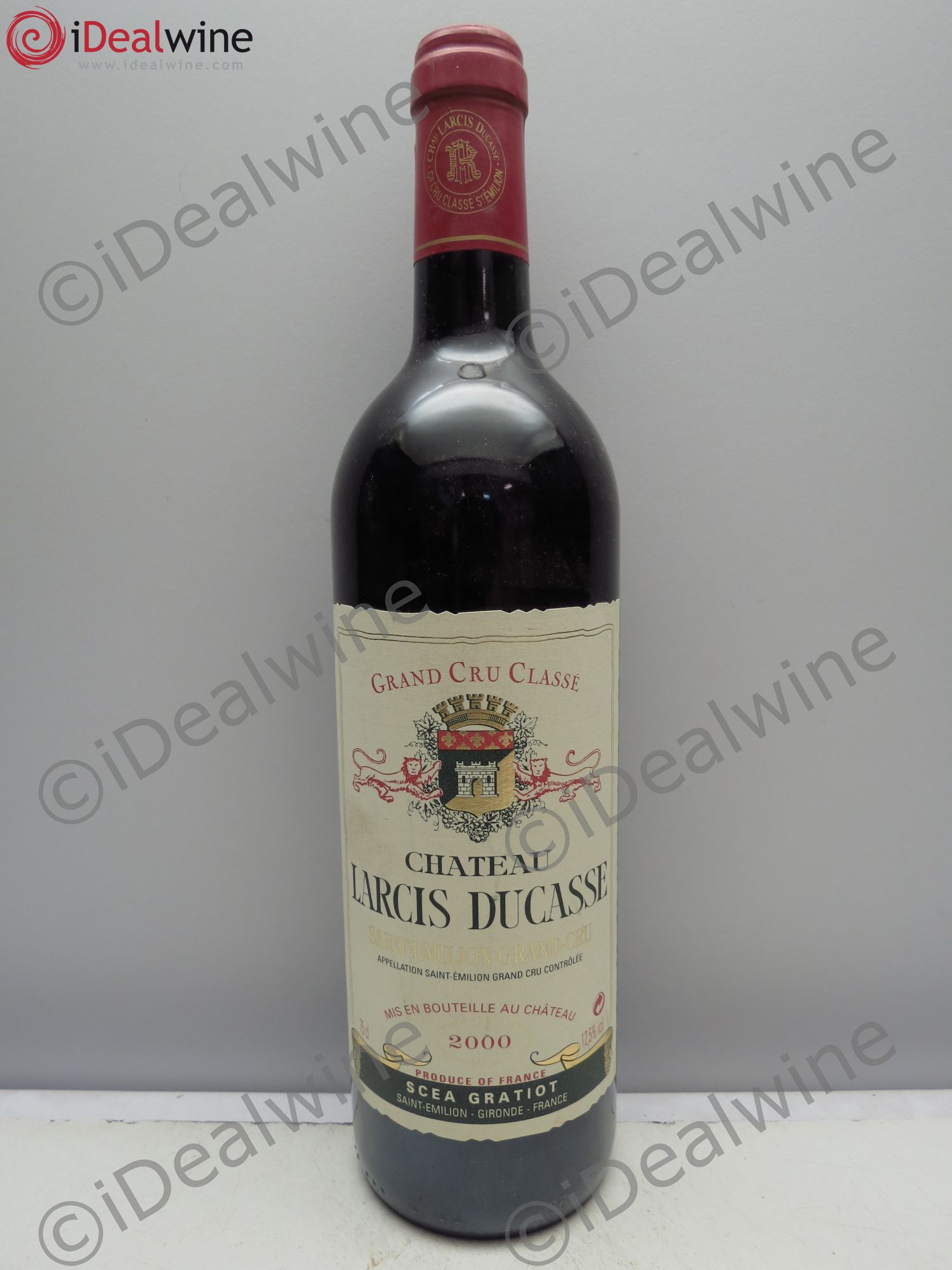 Château Larcis Ducasse 1er Grand Cru Classé B 2000 - Lot de 1 bouteille - 0