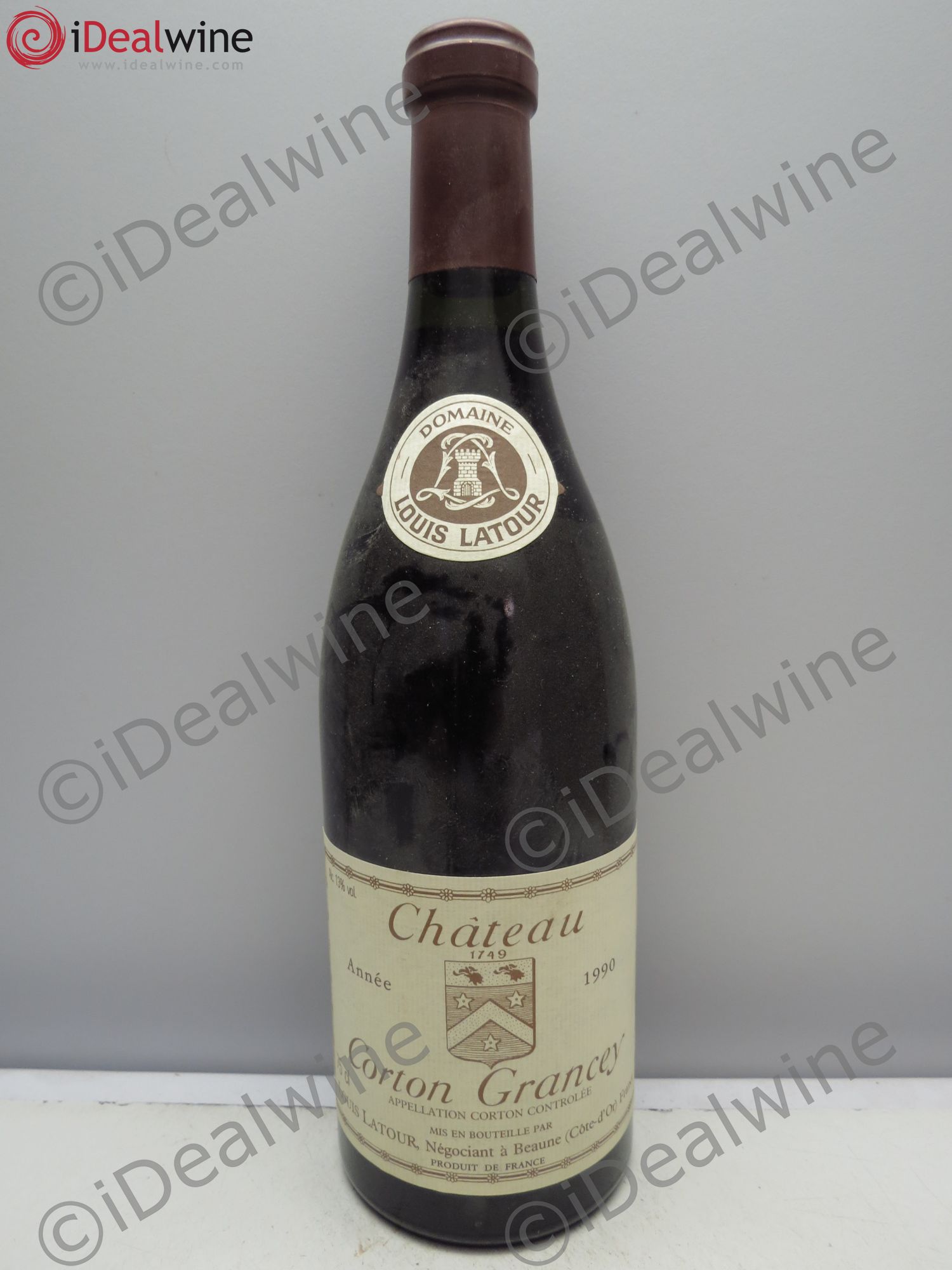 Corton Grand Cru Château Corton Grancey Louis Latour 1990 - Lot de 1 bouteille - 0