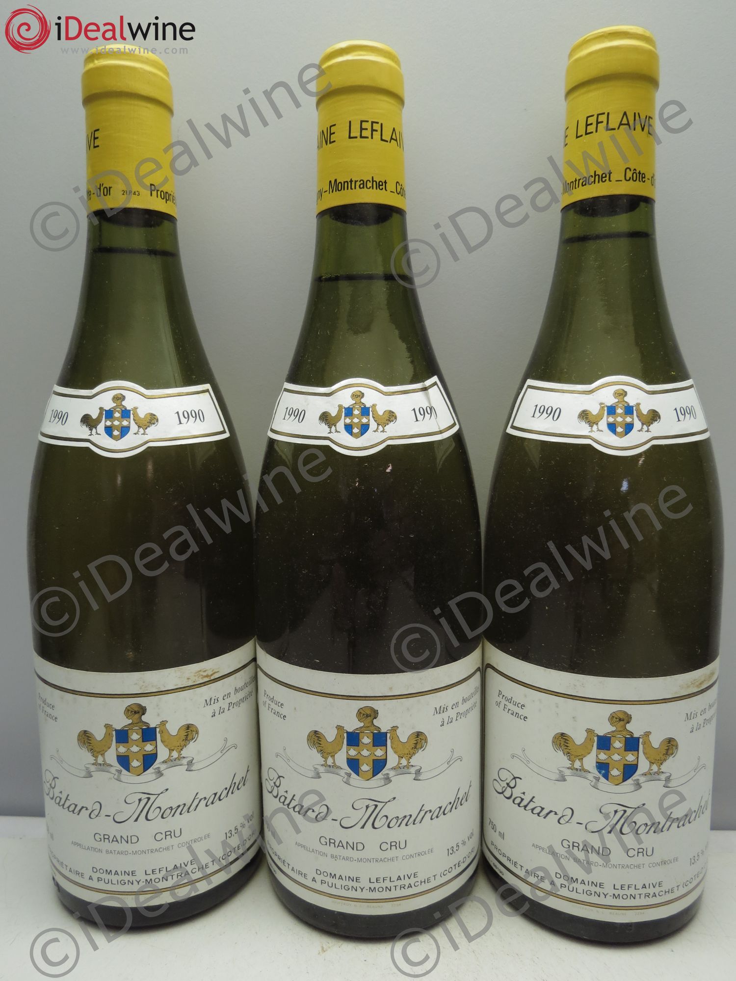 Bâtard-Montrachet Grand Cru Leflaive (Domaine) 1990 - Lot de 3 bouteilles - 0