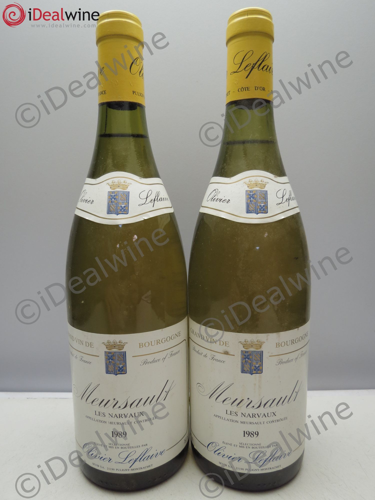 Meursault les Narvaux - Olivier Leflaive 1989 - Posten von 2 Flaschen - 0