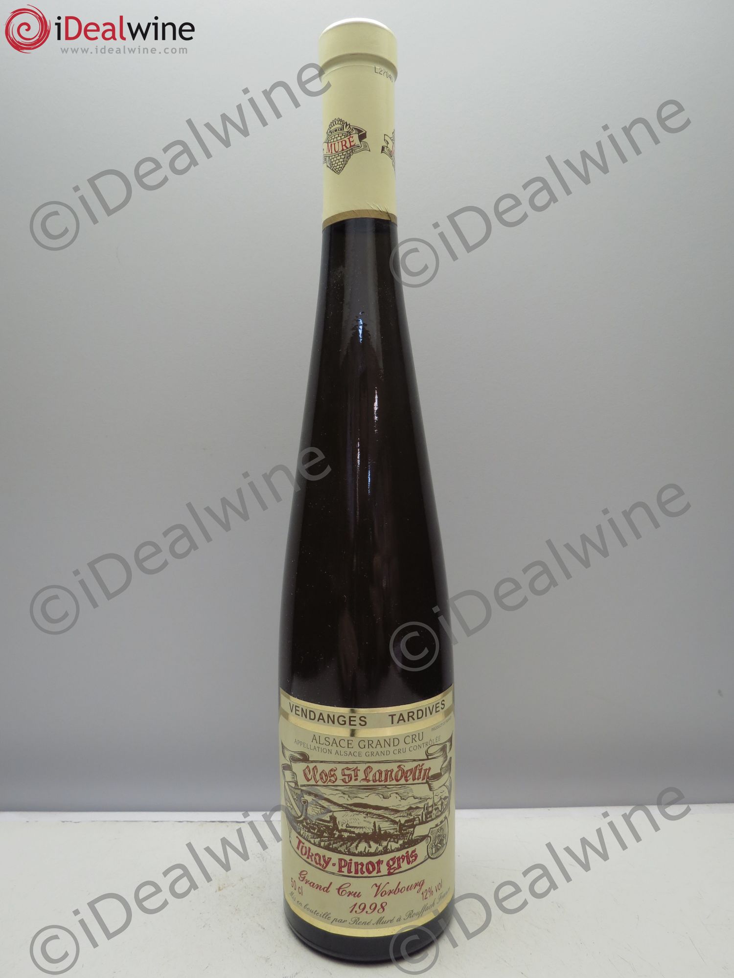 Pinot Gris (Tokay) Vendanges Tardives Vorbourg Mure (50cl) 1998 - Lotto di 6 bottiglie - 0