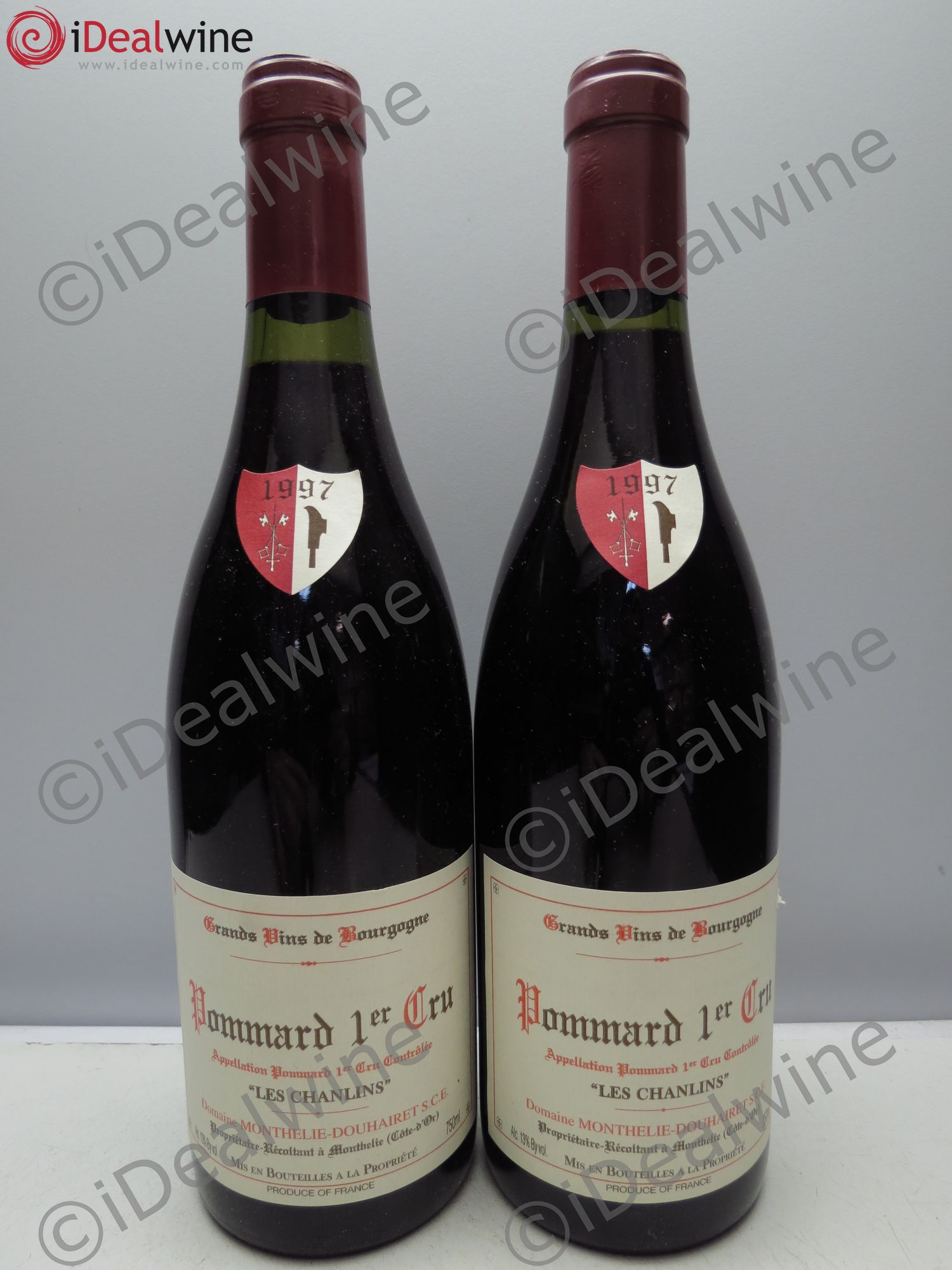 Pommard les Chanlins Douhairet 1997 - Lot de 2 bouteilles - 0