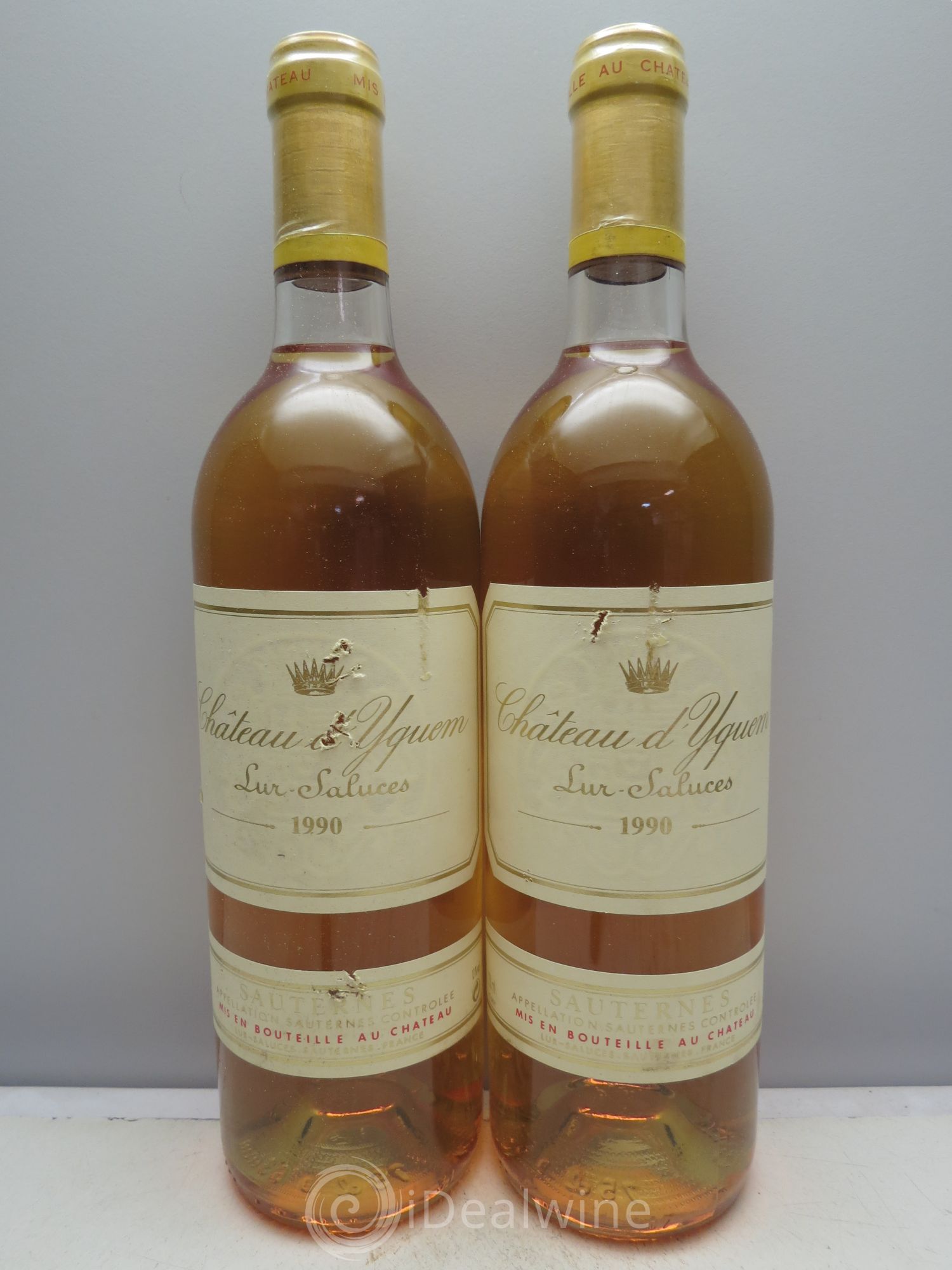 Château d' Yquem 1er Cru Classé Supérieur 1990 - Lotto di 6 bottiglie - 1