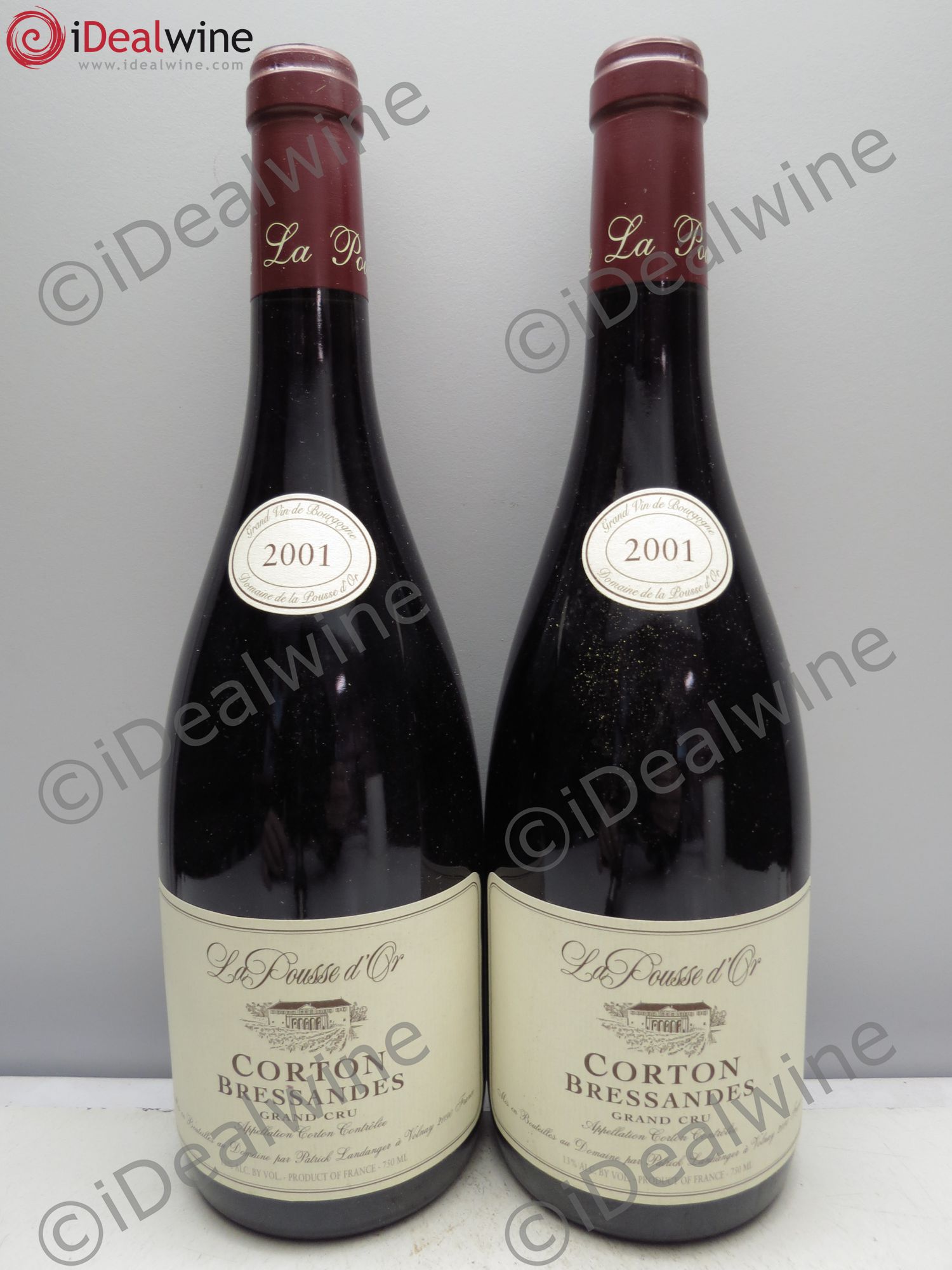 Corton Grand Cru Bressandes La Pousse d'Or (Domaine de) 2001 - Lot de 2 bouteilles - 0