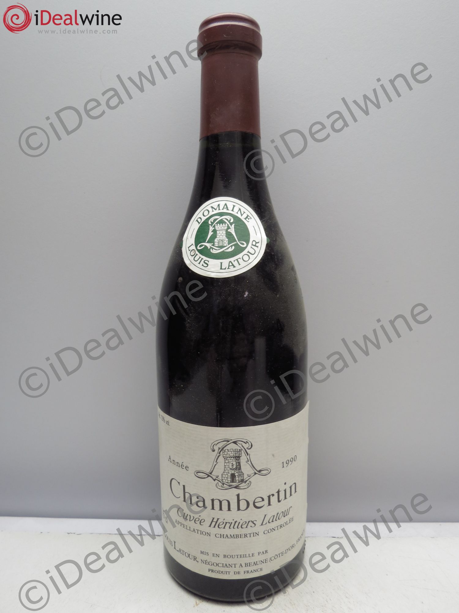 Chambertin Grand Cru Cuvée Héritiers Latour Louis Latour 1990 - Lot de 1 bouteille - 0