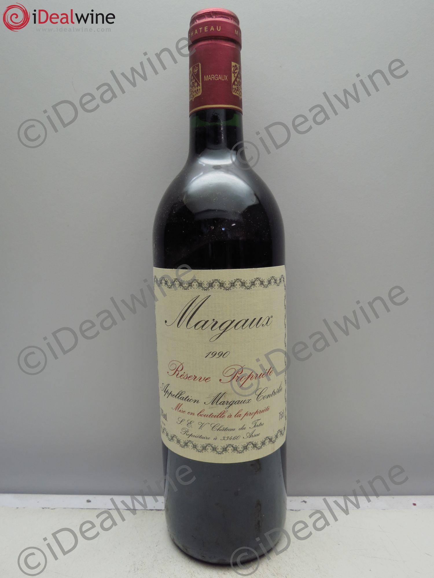 Château du Tertre 5ème Grand Cru Classé Réserve 1990 - Lot de 12 bouteilles - 0