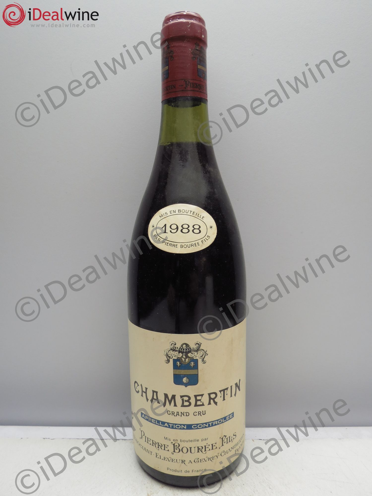 Chambertin Grand Cru Pierre Bourée 1988 - Lot de 6 bouteilles - 0