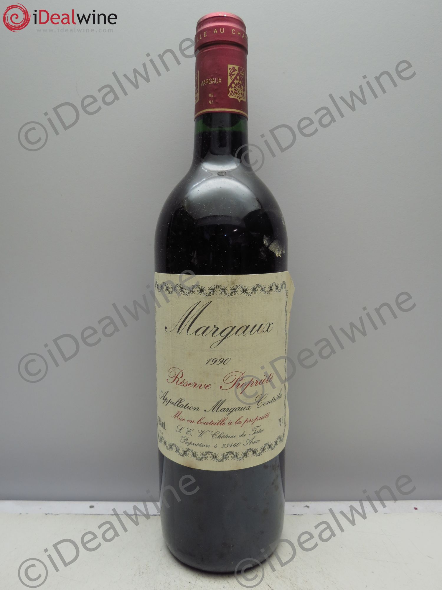 Château du Tertre 5ème Grand Cru Classé Réserve 1990 - Lot de 6 bouteilles - 0