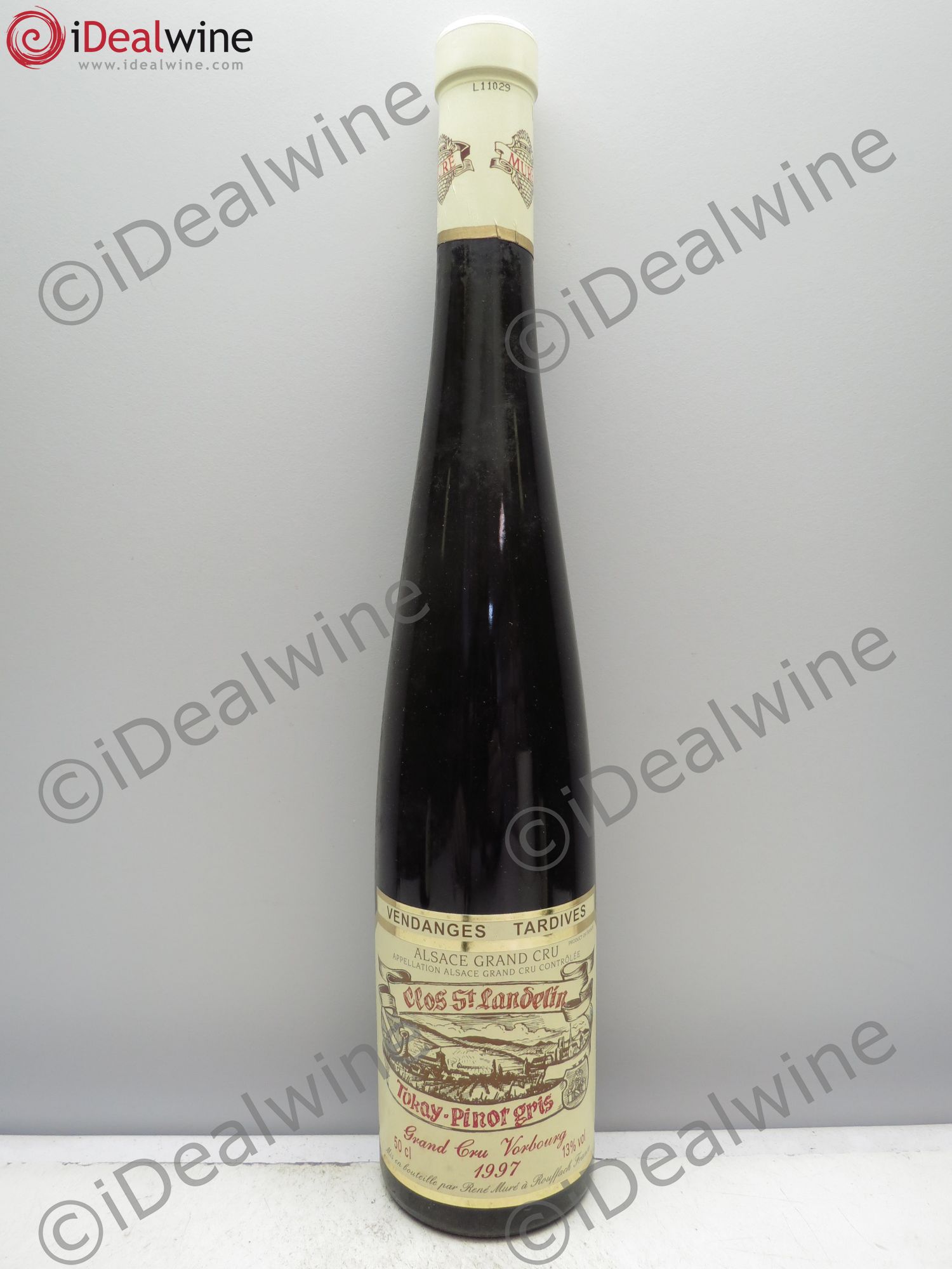 Pinot Gris (Tokay) Vendanges Tardives Vorbourg Clos St Landelin - Muré (50cl)(sans prix de réserve / no reserve) 1997 - Lotto di 1 bottiglia - 0