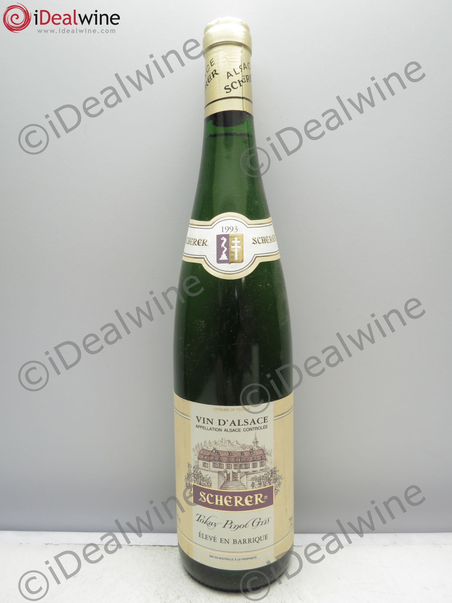 Pinot Gris Scherer Husseren (sans prix de réserve / no reserve) 1993 - Posten von 6 Flaschen - 0