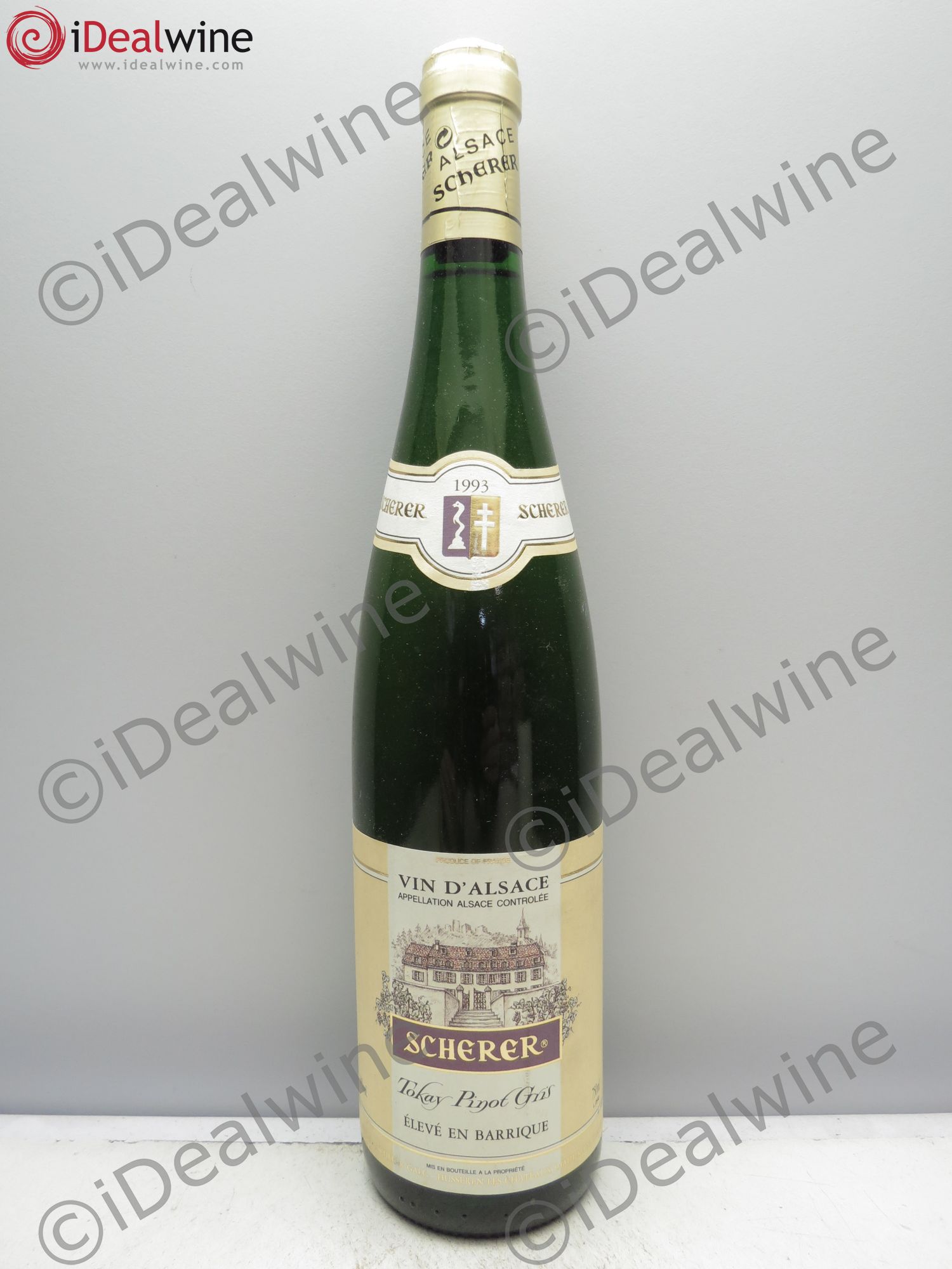Pinot Gris Scherer Husseren (sans prix de reserve / no reserve) 1993 - Posten von 1 Flasche - 0
