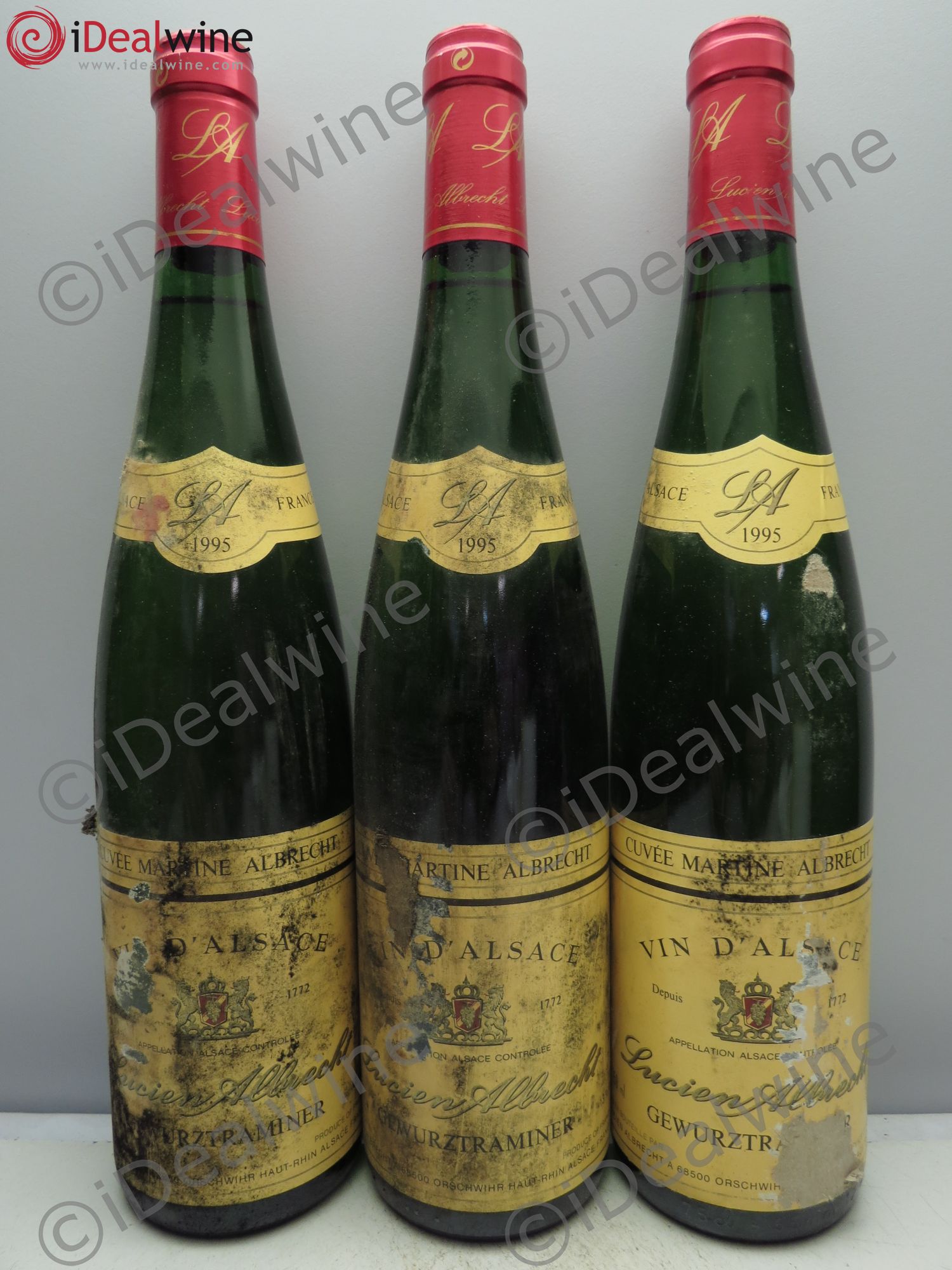 Gewurztraminer Cuvée Martine (sans prix de réserve / no reserve) 1995 - Posten von 3 Flaschen - 0