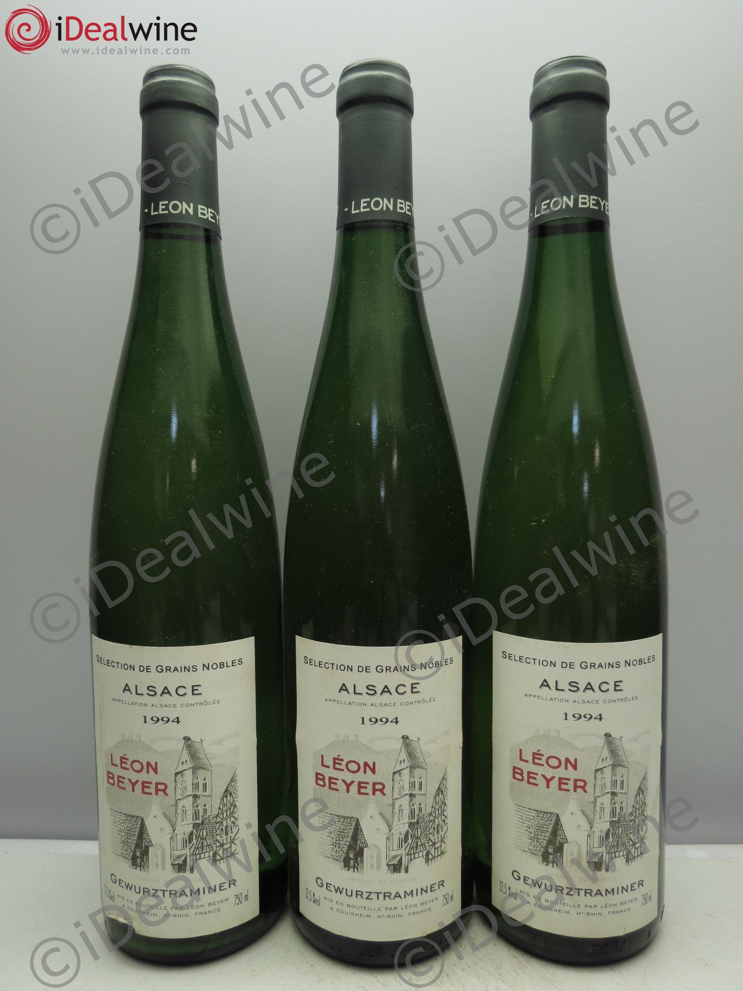 Gewurztraminer Sélection de Grains Nobles Leon Beyer 1994 - Lotto di 3 bottiglie - 0