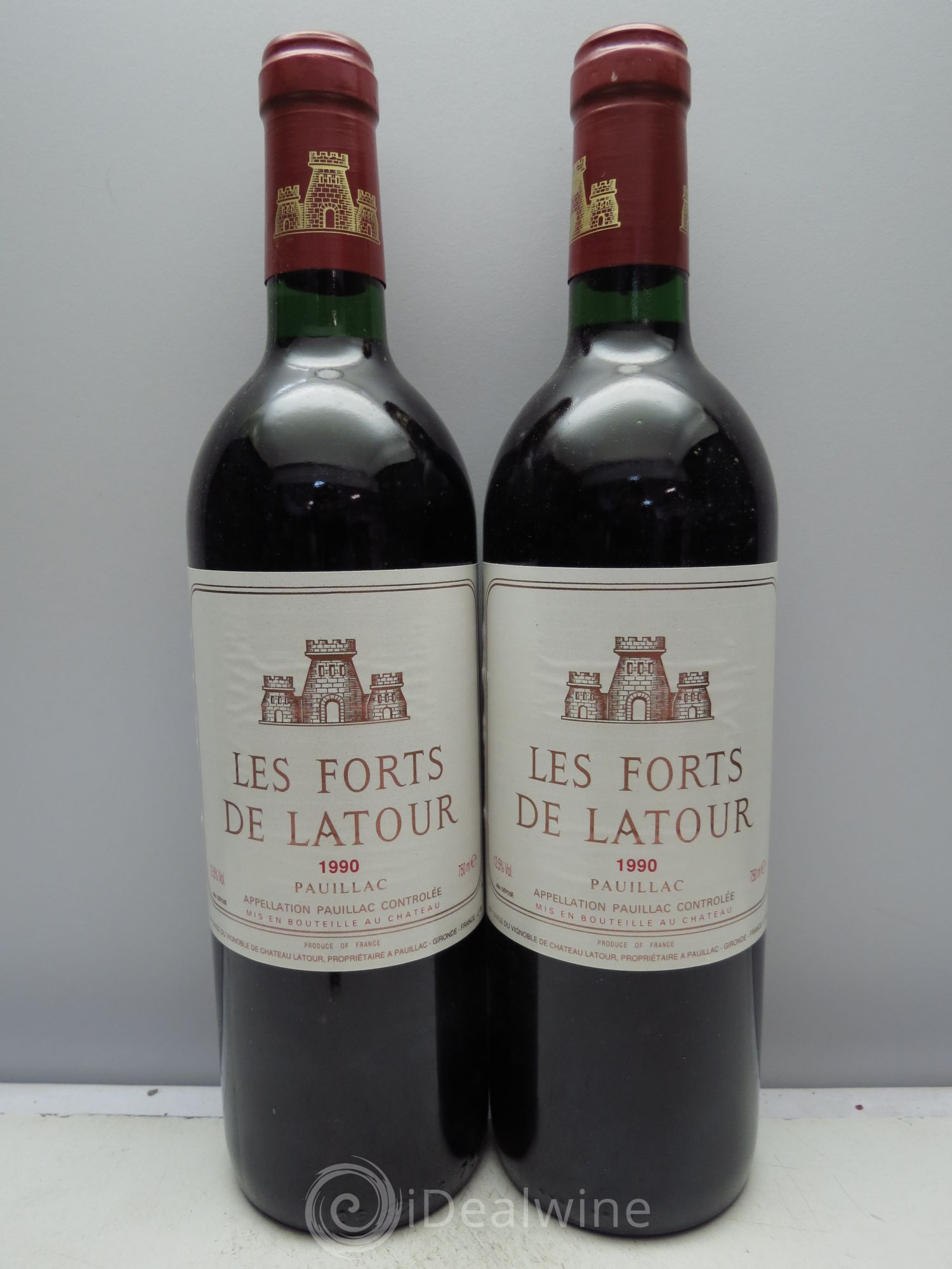 Les Forts de Latour Second Vin 1990 - Lot de 12 bouteilles - 1