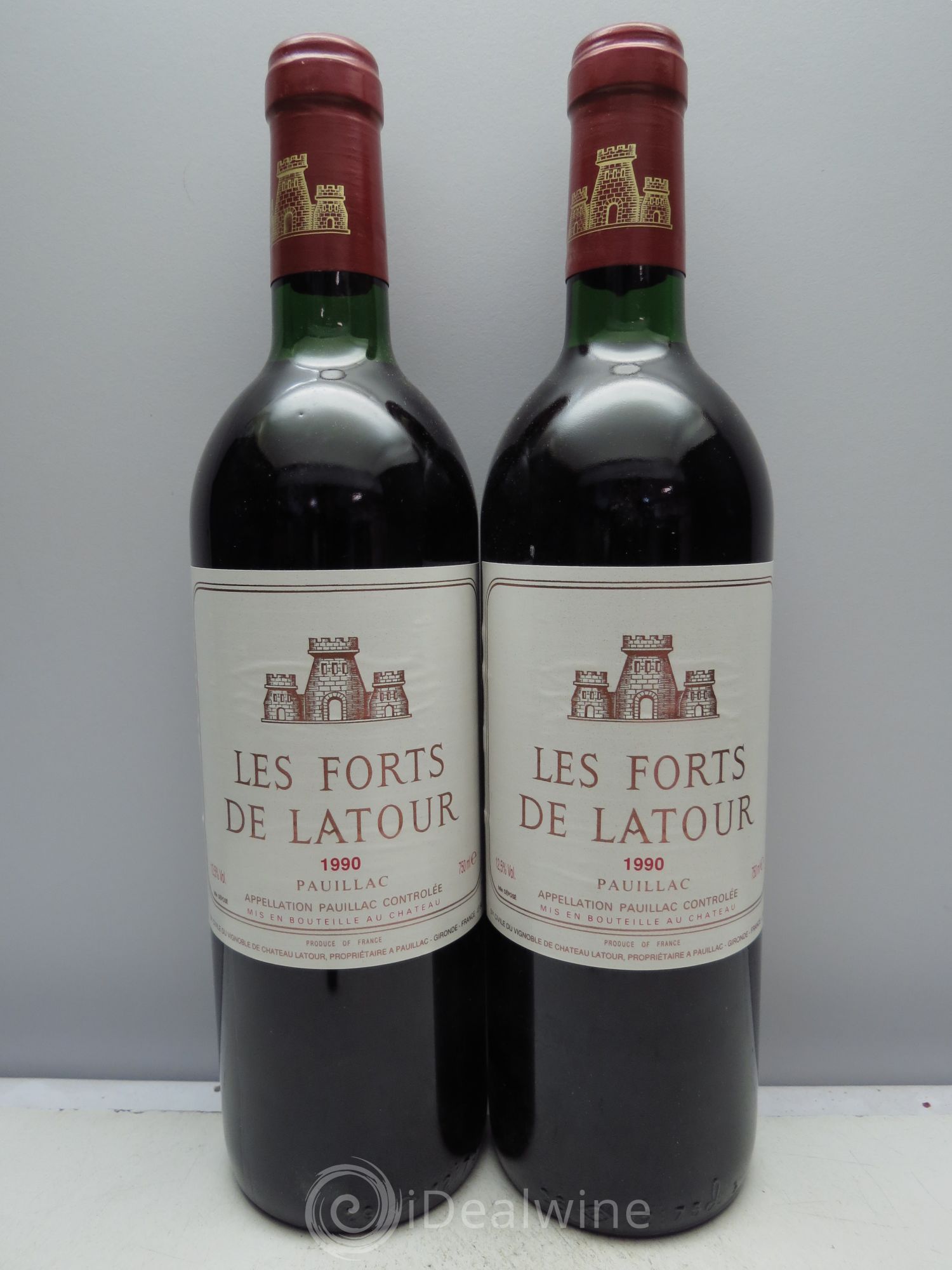Les Forts de Latour Second Vin 1990 - Lot de 12 bouteilles - 2