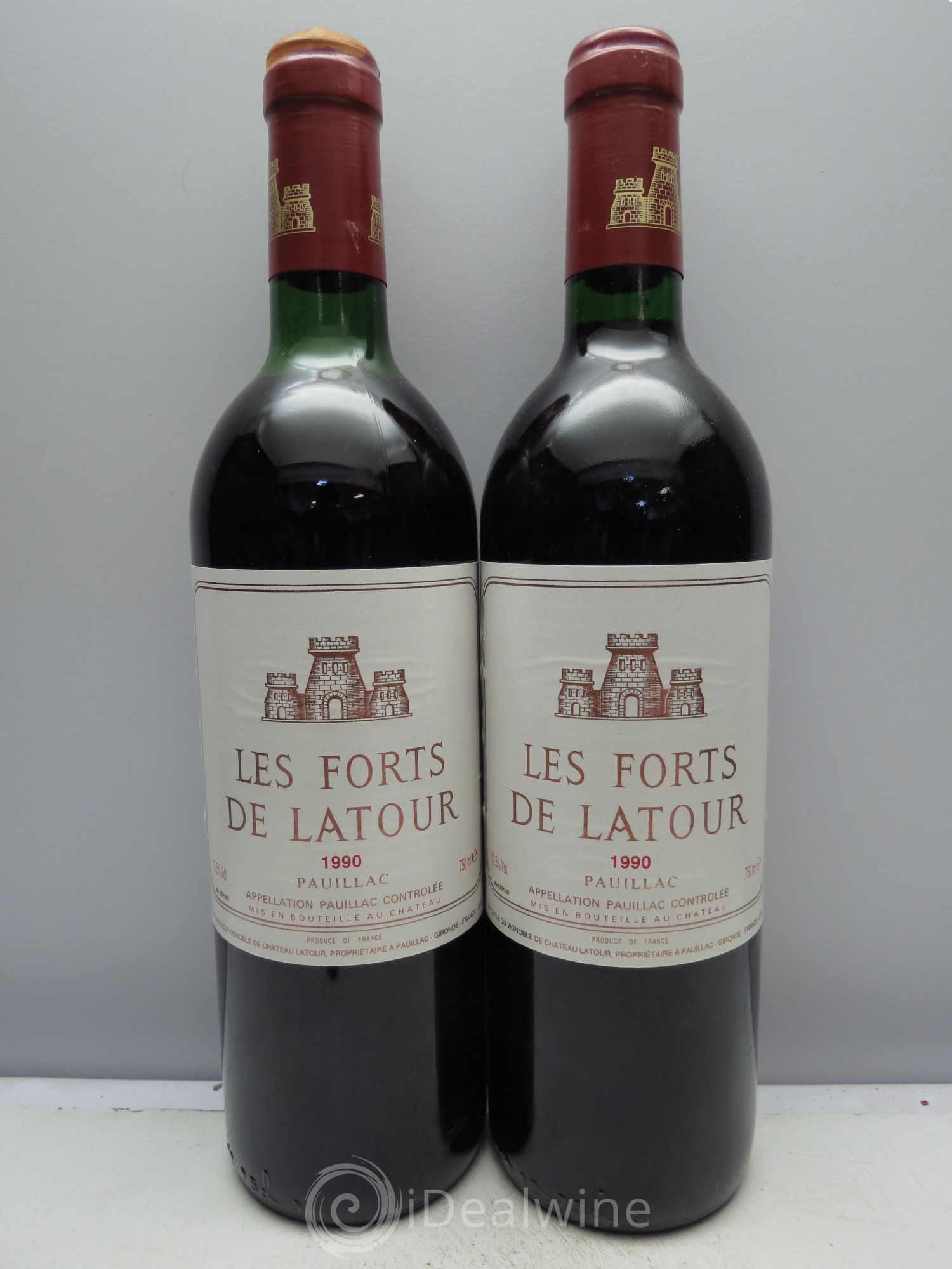 Les Forts de Latour Second Vin 1990 - Lot de 12 bouteilles - 4
