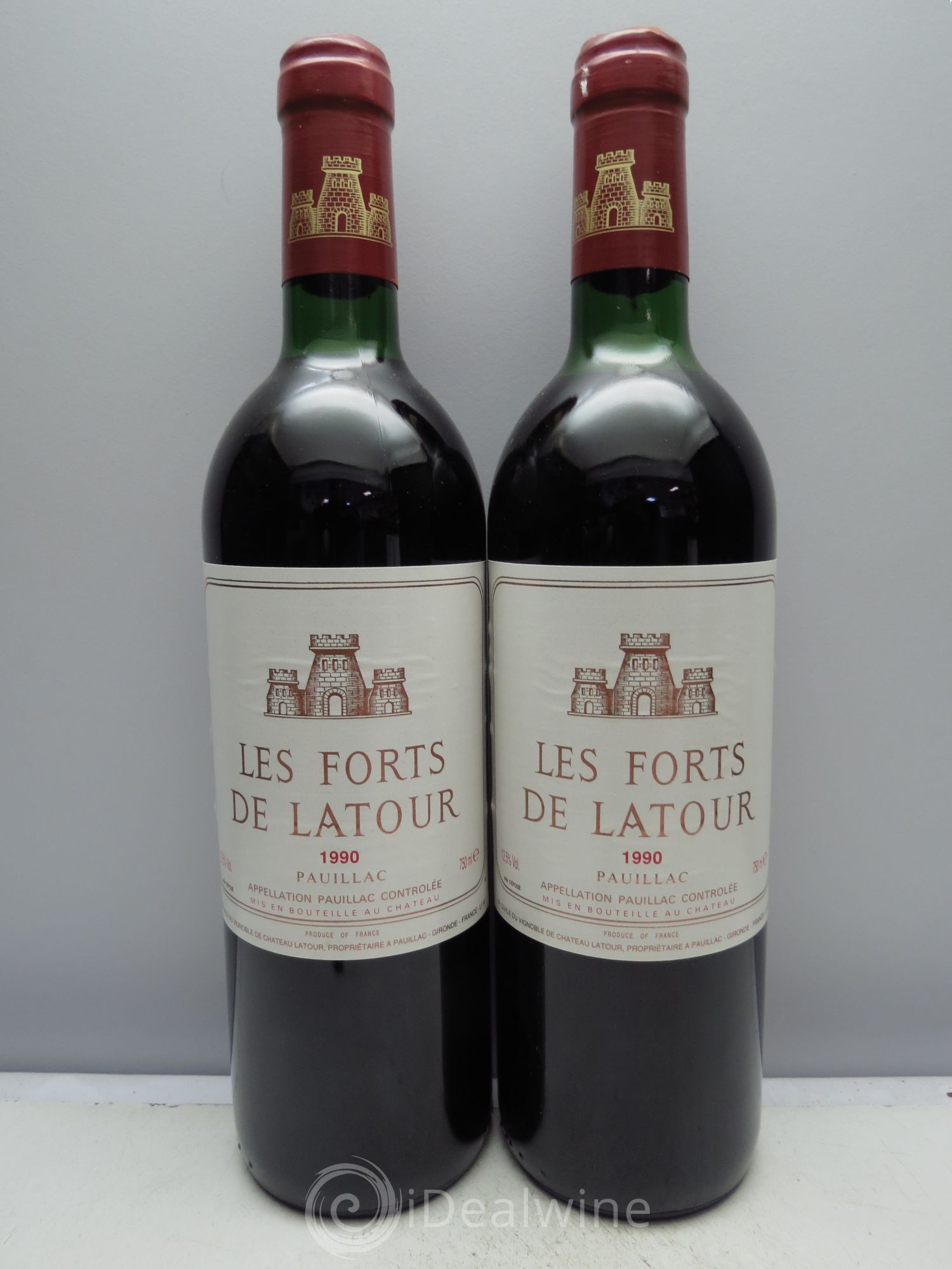 Les Forts de Latour Second Vin 1990 - Lot de 12 bouteilles - 5