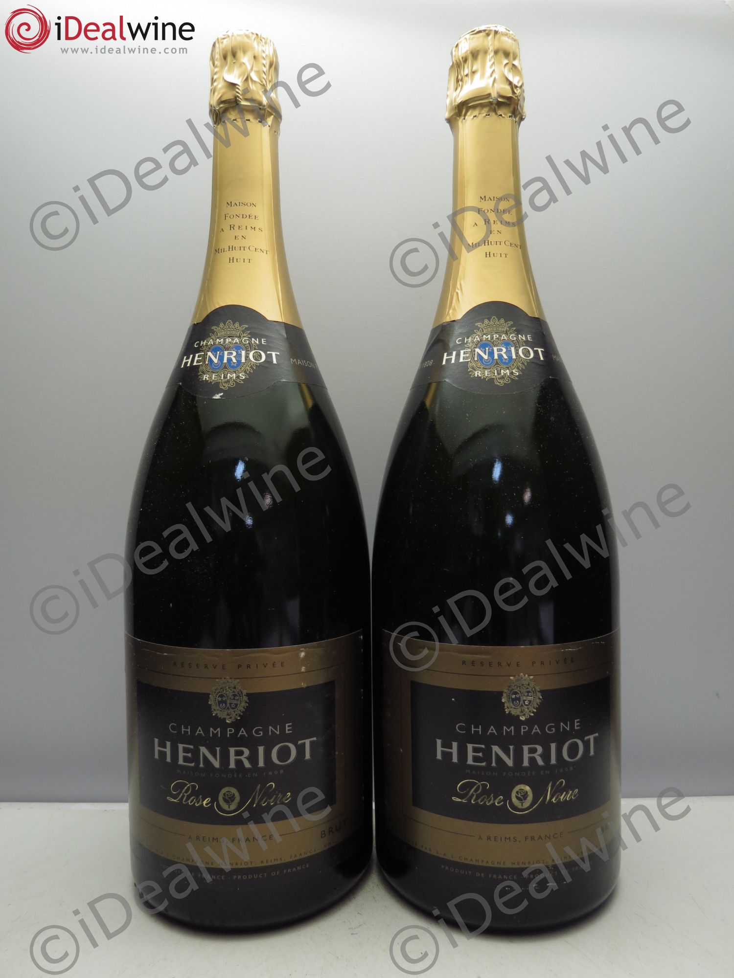 Champagne Henriot Rose Noire - Lot de 2 magnums - 0