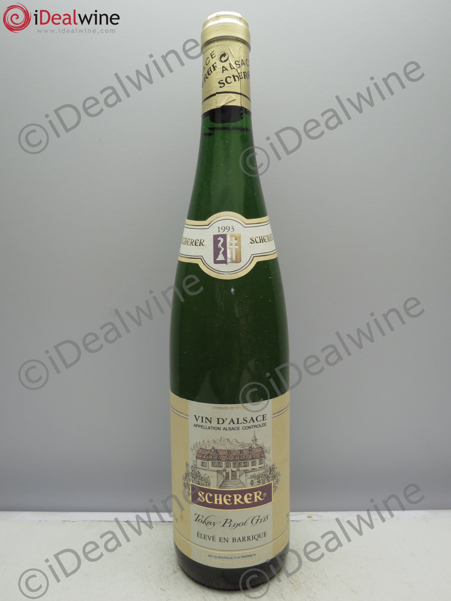 Pinot Gris Scherer Husseren (sans prix de réserve / no reserve) 1993 - Posten von 6 Flaschen - 0